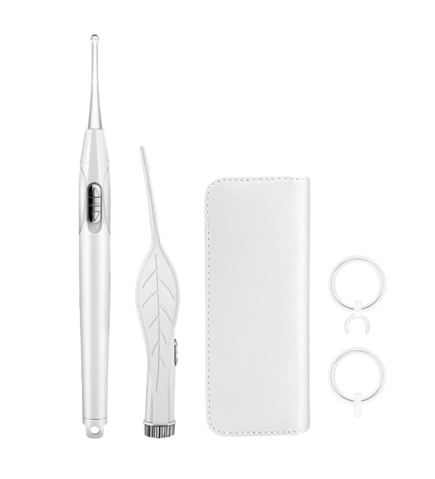 TARVIT Earwax Removal Kit - LED Light & Magnifying Glass Earpick Tools for Adults | Effective Ear Care Solution in White - Buy Online on GoSupps.com