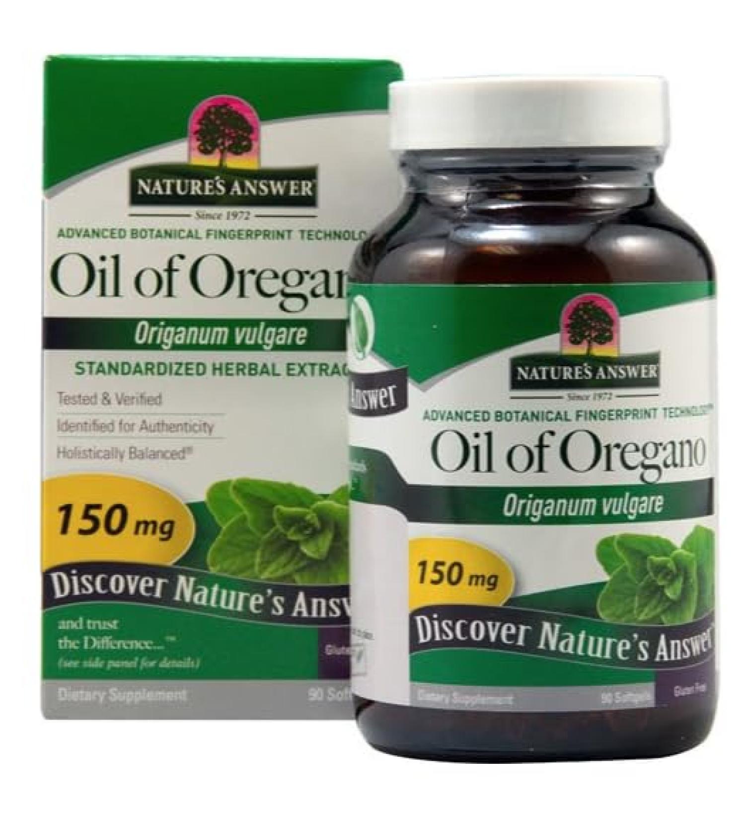 Natura Answers Gluten Free Oregano Oil 90 Softgels - Buy Online on GoSupps.com