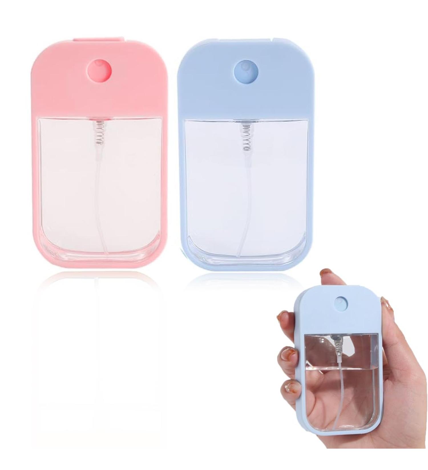 XBFOCNH 2 Pieces Mini Glass Perfume Bottle Reusable Perfume Atomizer Bottle Oils and Fixants for Cosmetic Liquids Perfume Samples - Buy Online on GoSupps.com