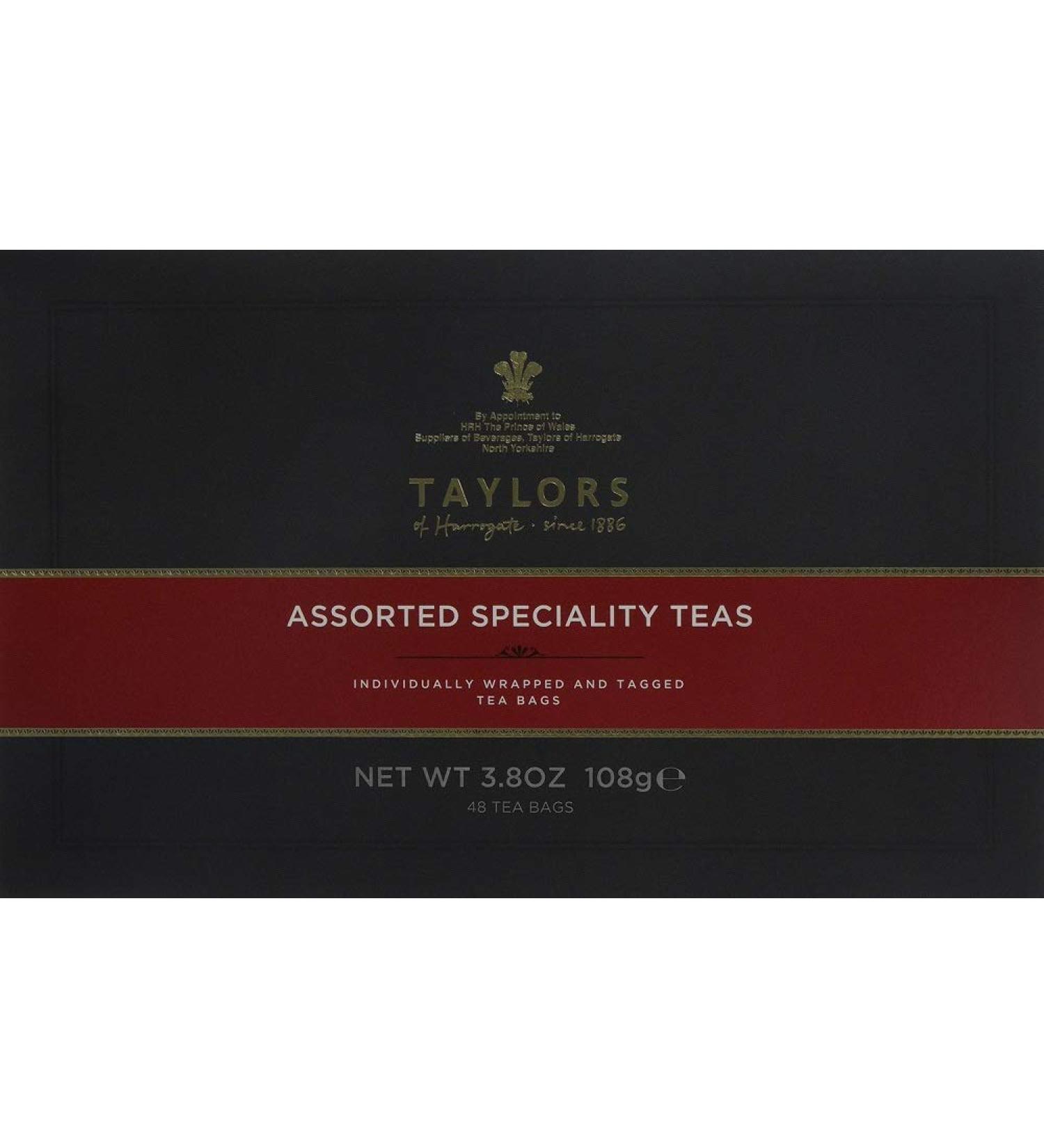 Taylors of Harrogate Assorted Speciality Tea Selection Box 48 Tea Bags - Buy Online on GoSupps.com