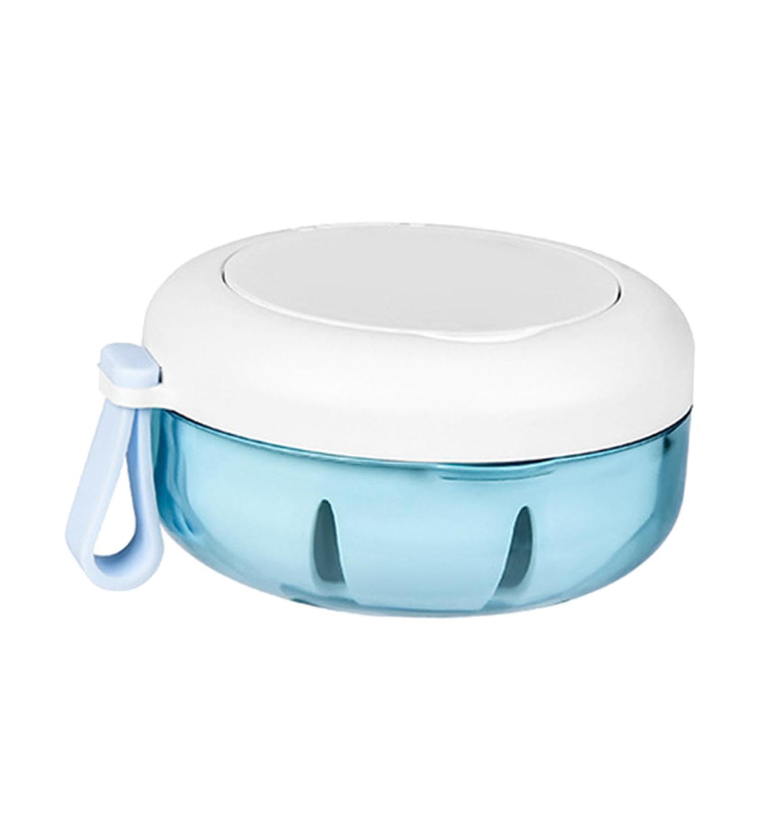 Perfeclan Prosthesis Container - Durable Tooth Storage Mug with Sieve Basket | Compact Mouth Protection Box for Cleaning - International Shipping Available - Buy Online on GoSupps.com