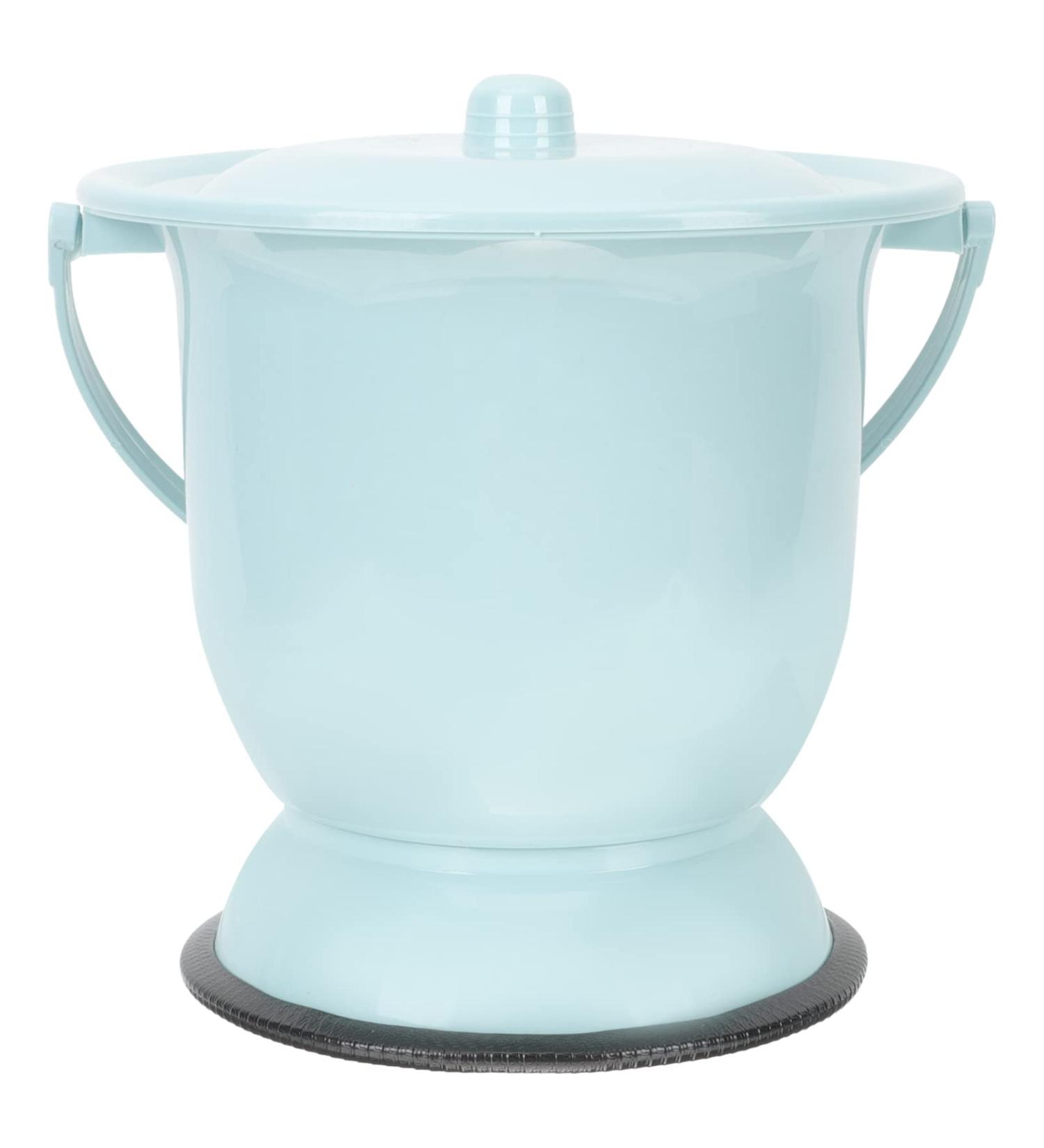 Chamber Pot Bedpan Urinal Bottle Urine Pots Potty Pee Bucket Bedside Urinal Toilet Portable Potty Toilet Sturdy for Old People Camping Blue - Buy Online on GoSupps.com