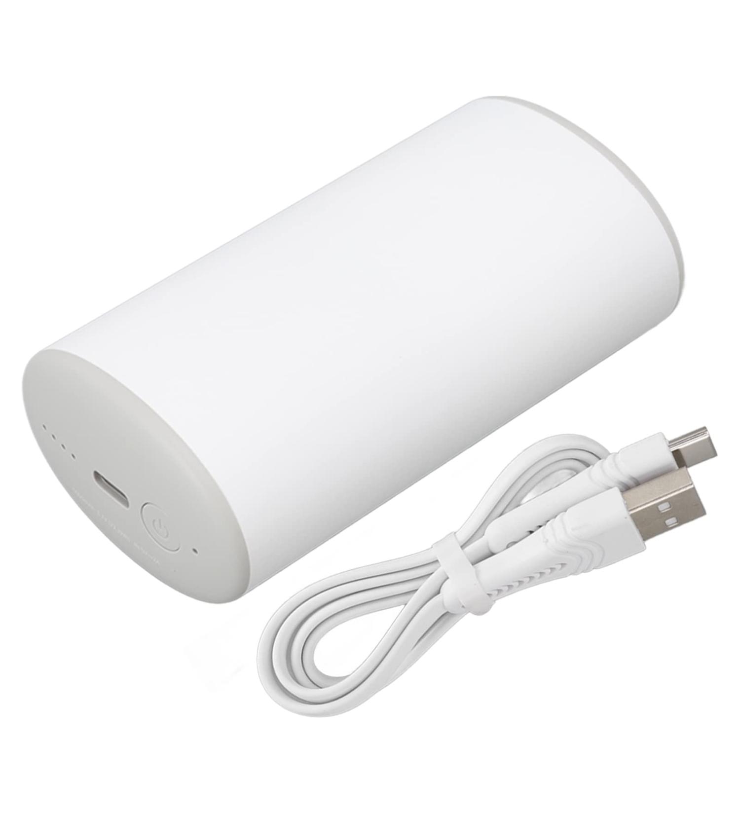 Fit for Mini Hand Warmer 6000mAh USB Charging Pocket Heater Constant 60 C Temperature Lightweight Winter Outdoor White - Buy Online on GoSupps.com