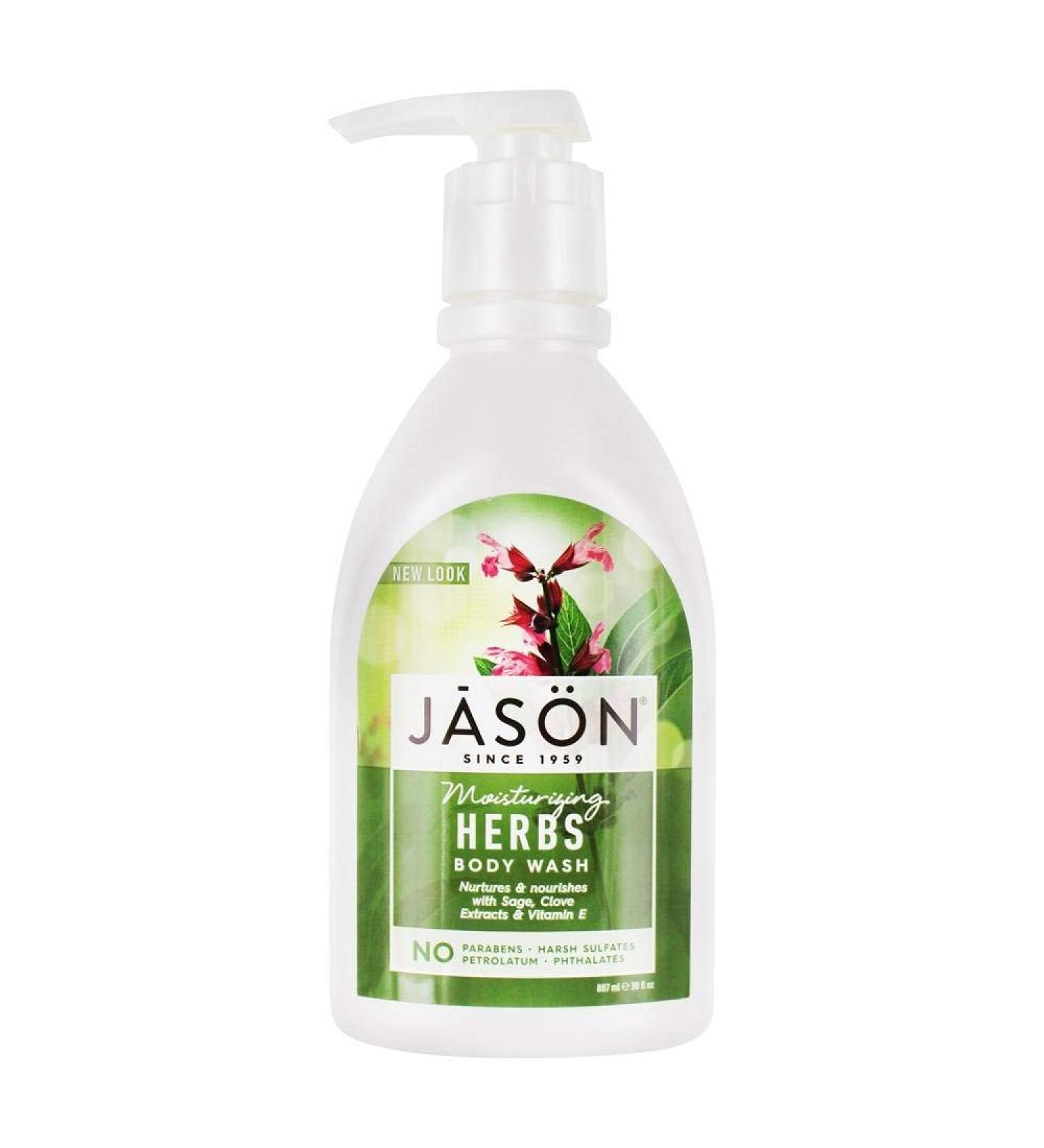 Jason Natural Products Body Wash Herbal Satin 30 Fz