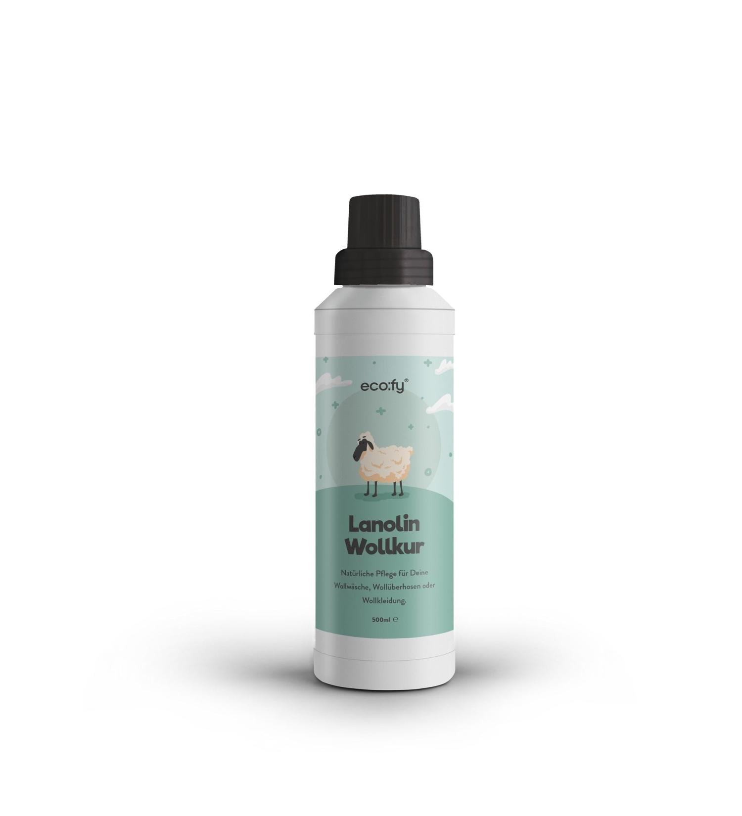 eco:fy Lanolin Wool Treatment with Wool Grease for Regreasing Wool Clothes Wool Trousers and Wool Shoes Pesticide-free and Organic Sheep Wool Care transparent - Buy Online on GoSupps.com