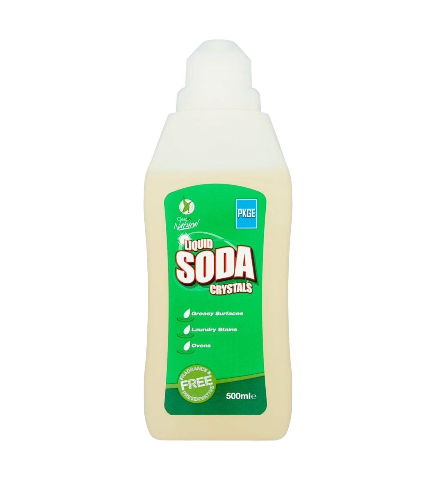 St llion 500ml Liquid Soda Crystals | Multi Purpose Cleaner- Glass Laundry Oven Greasy Stains Limescale Remover | Kitchen & Bathroom Cleaner Degreaser (Pack of 1) - Buy Online on GoSupps.com