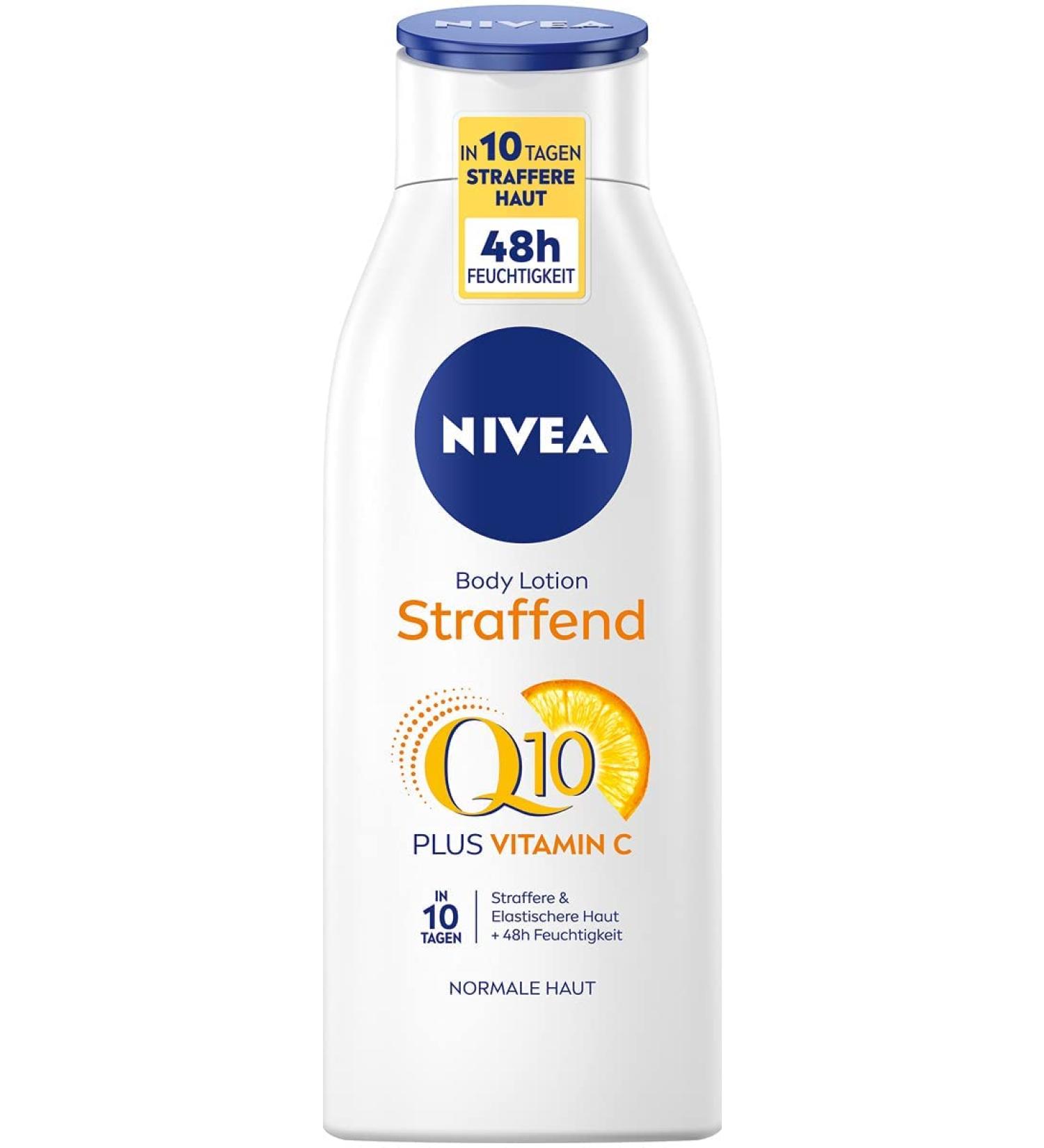 NIVEA Q10 Skin-Tightening Body Lotion with Vitamin C - Improve Elasticity & Tighten Skin in 10 Days | 400ml - Buy Online on GoSupps.com