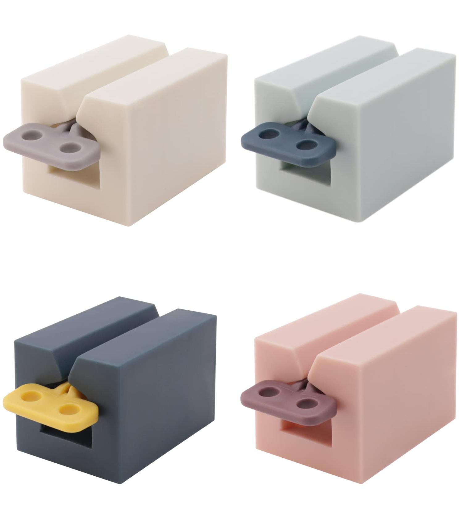 4 Pcs Toothpaste Squeezer Set | Multifunctional Manual Rotate Holder Stand for Bathroom | Save Toothpaste & Creams - Buy Online on GoSupps.com