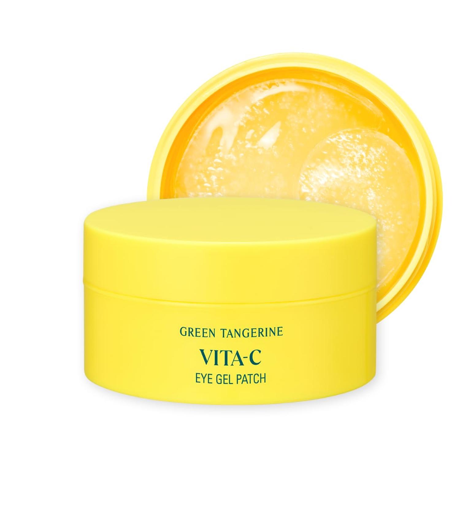 GOODAL Green Tangerine Vitamin C Moisturizing Eye Patch | 5-minute Hydrating Gel Patch (60 sheets) - Buy Online on GoSupps.com
