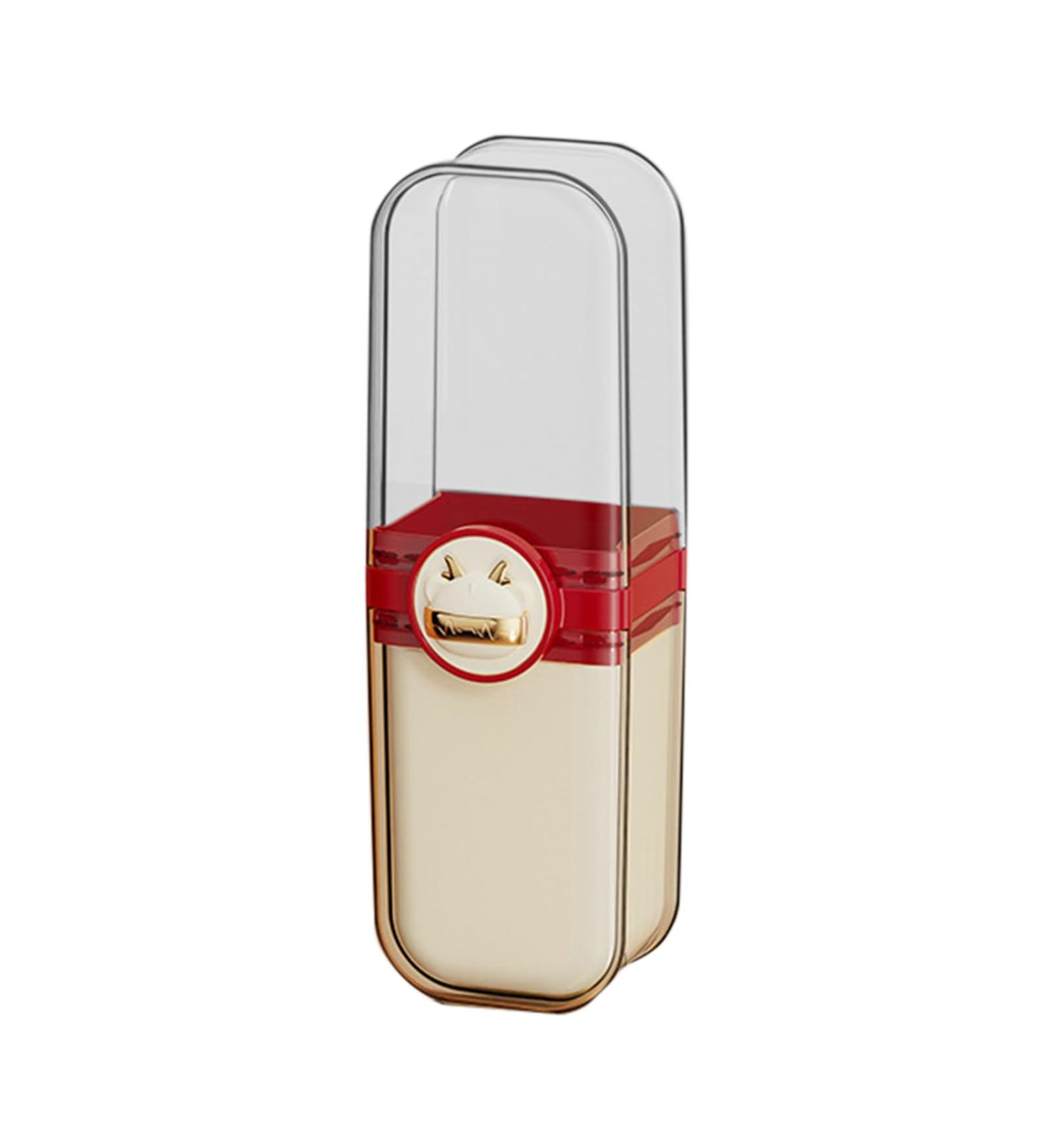 Awakentti Portable Toothbrush Case & Toothpaste Container | Travel & Bathroom Holder for Trips Camping School - Buy Online on GoSupps.com