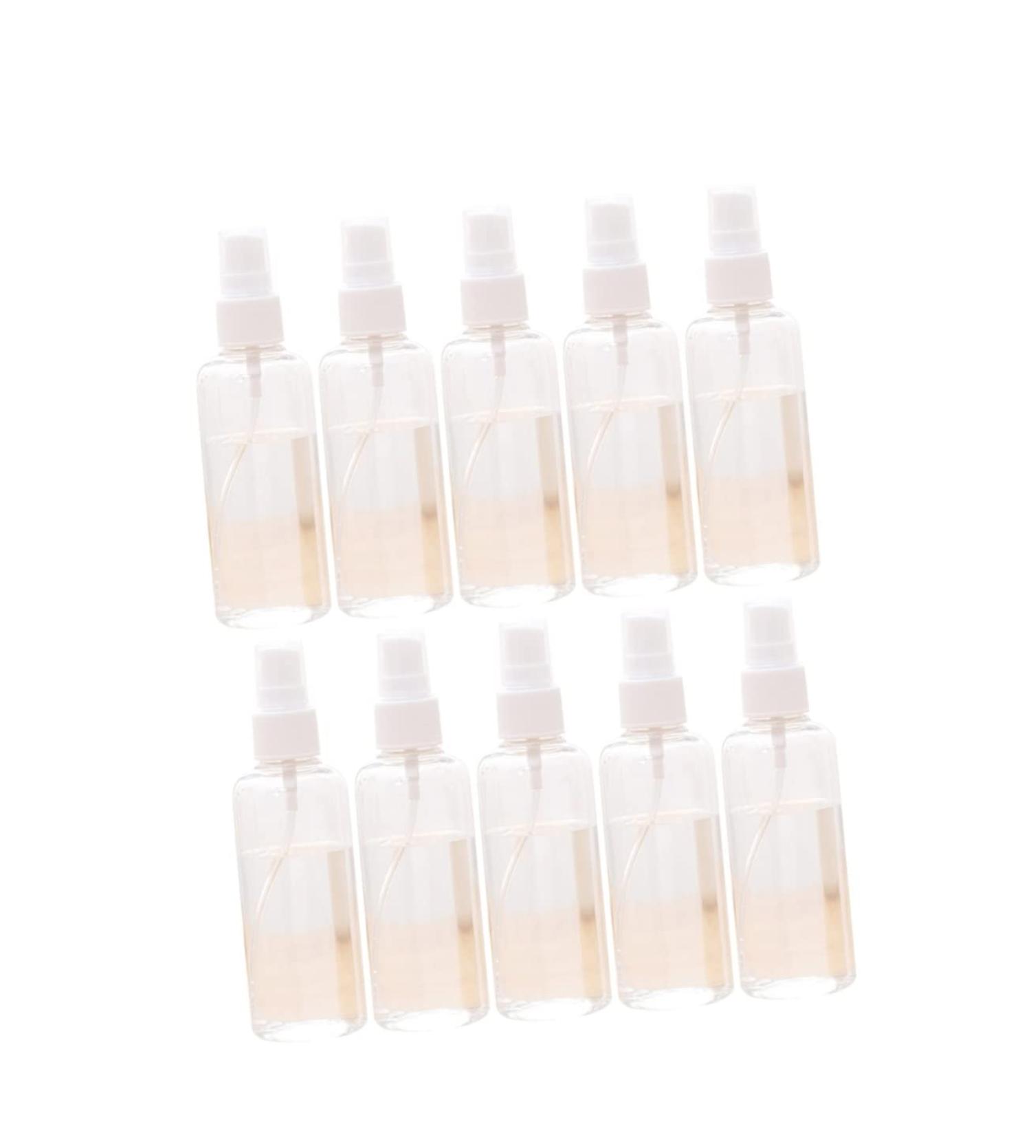 Housoutil 10 Pcs 30ml Cosmetic Travel Spray Bottles - Transparent & Durable | Perfect for Travel & Beauty - Buy Online on GoSupps.com