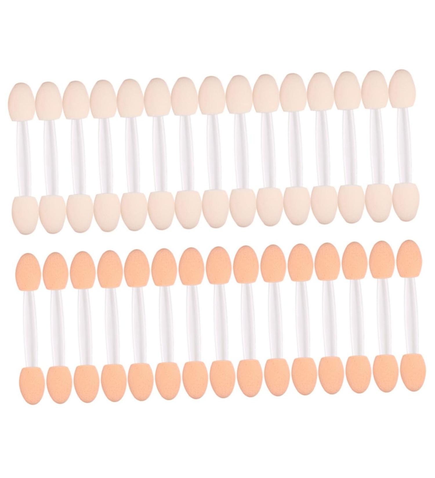 Baluue 30pcs Eyeshadow Brush Makeup Eye Shadow Applicator Sticks Eyeshadow for Beginner White - Buy Online on GoSupps.com