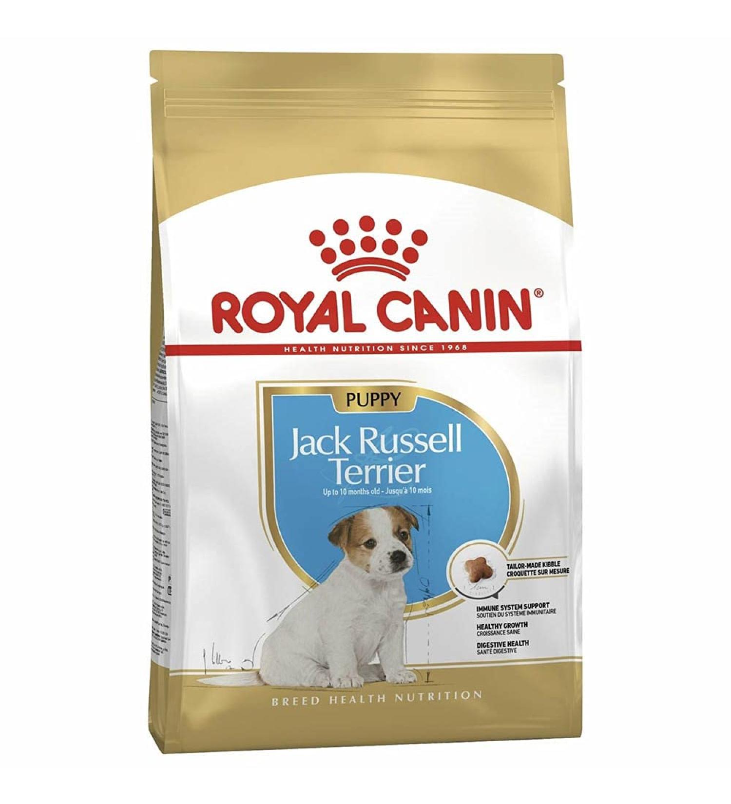Royal Canin Puppy Food Junior Biscuits for Jack Russell Terrier Puppies Aged 2-10 Months 1.5 kg Bag - Buy Online on GoSupps.com