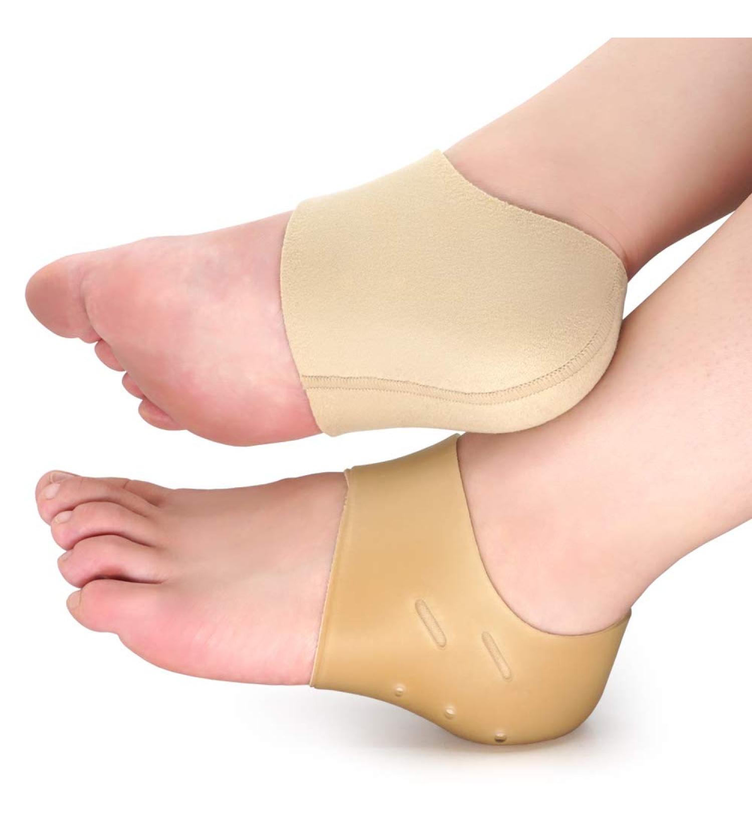 Dr. Foot's Heel Protectors Large - Plantar Fasciitis Relief for Women's 8-13.5/Men's 7-13, Pack of 2 - Buy Online on GoSupps.com
