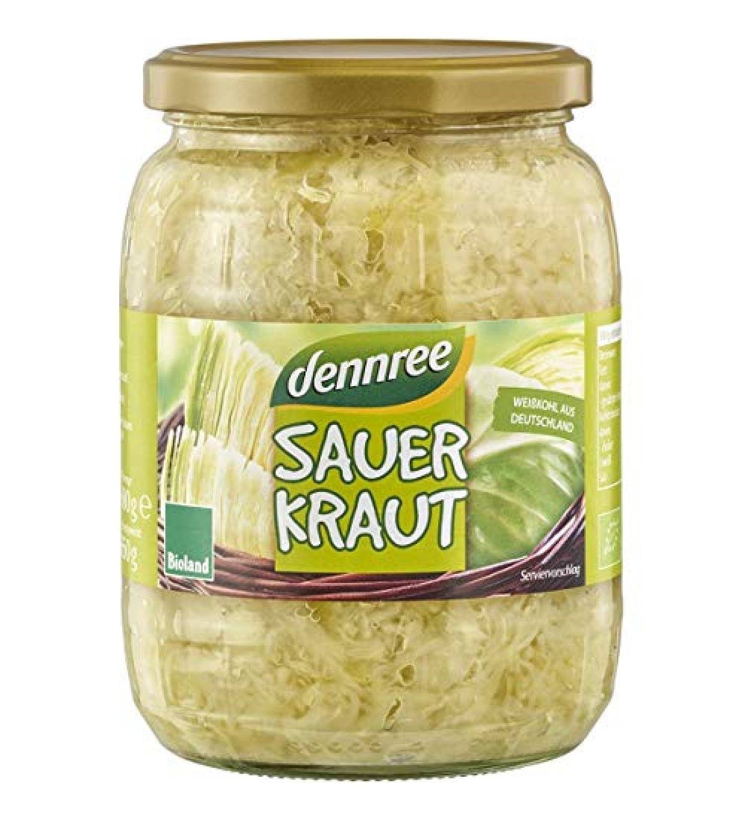Denree sauerkraut in the glass (680 g) - organic