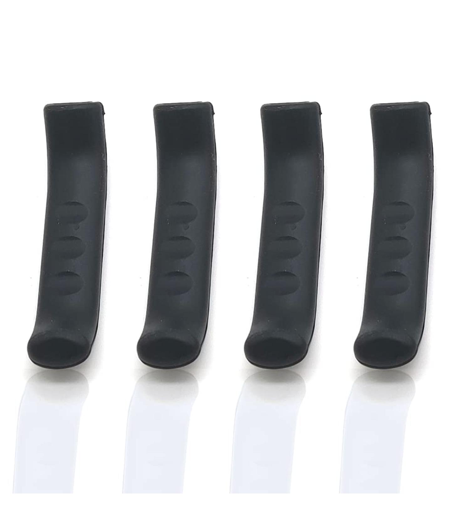 2 Pair Silicone Gel Bicycle Brake Lever Sleeves - Anti-Slip Handle Protection Cover (Black) - Buy Online on GoSupps.com