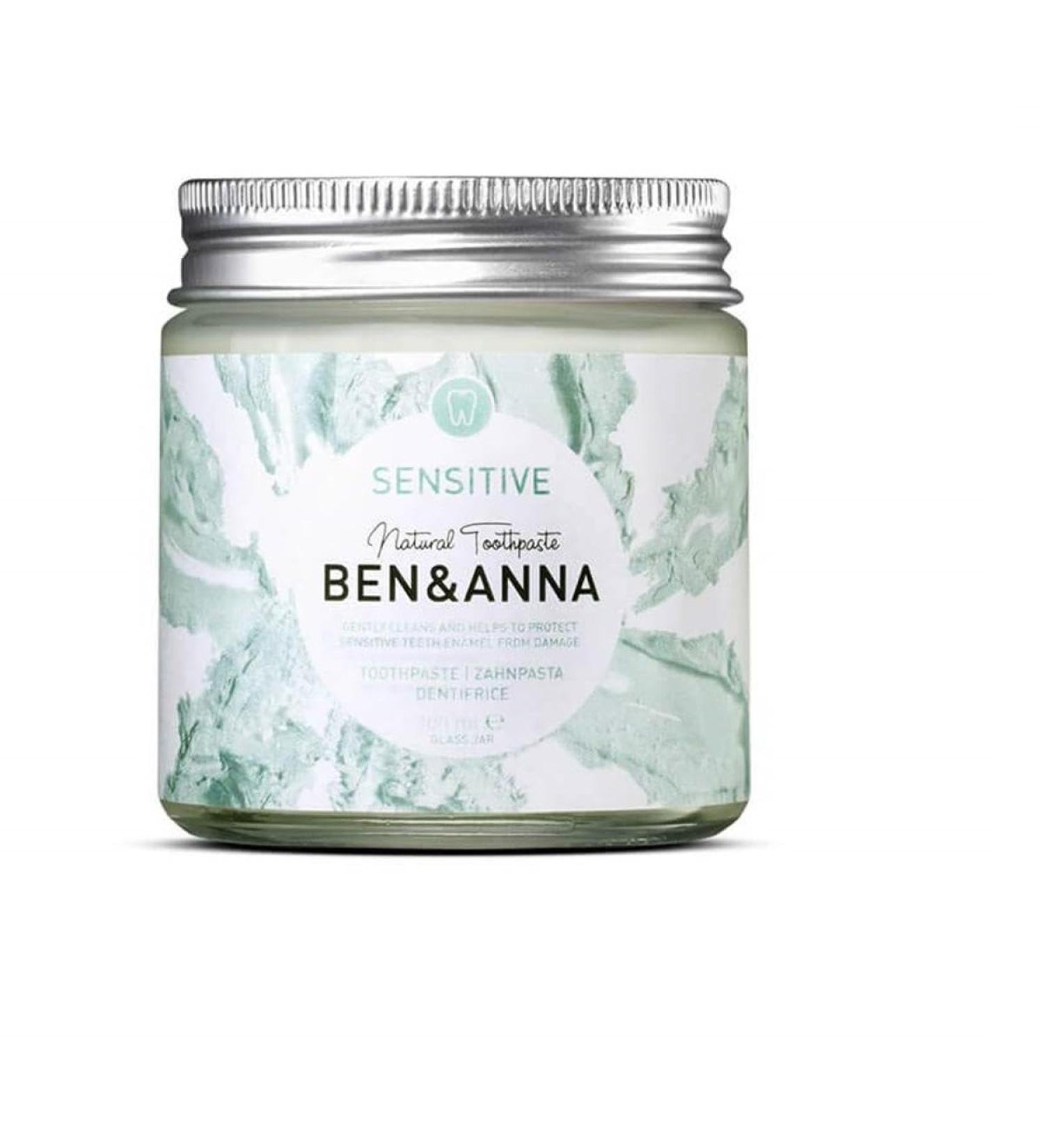 Buy BEN & ANNA Natural Care Organic Toothpaste for Sensitive Teeth - 100ml | International Shipping Available - Buy Online on GoSupps.com