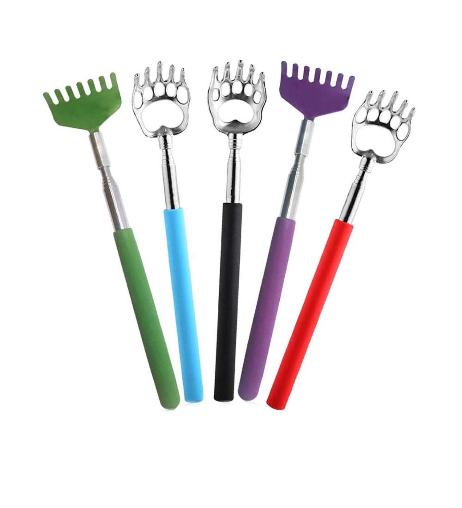 Dusenly 5 Pack Portable Extendable Back Scratcher - Stainless Steel Telescopic Handle Back Massager & Claw Massage Tool | International Shipping Available - Buy Online on GoSupps.com