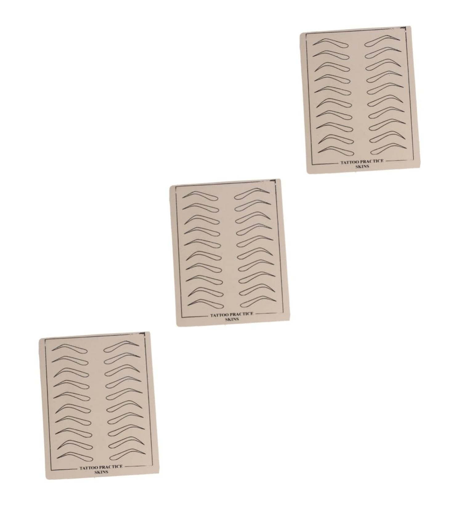 Beavorty 18 Sheets Vehicle Grab Handles Eyebrow Training Skin Eye Brow Practice Skin 6 Pcsx3pcs As Shownx3pcs - Buy Online on GoSupps.com