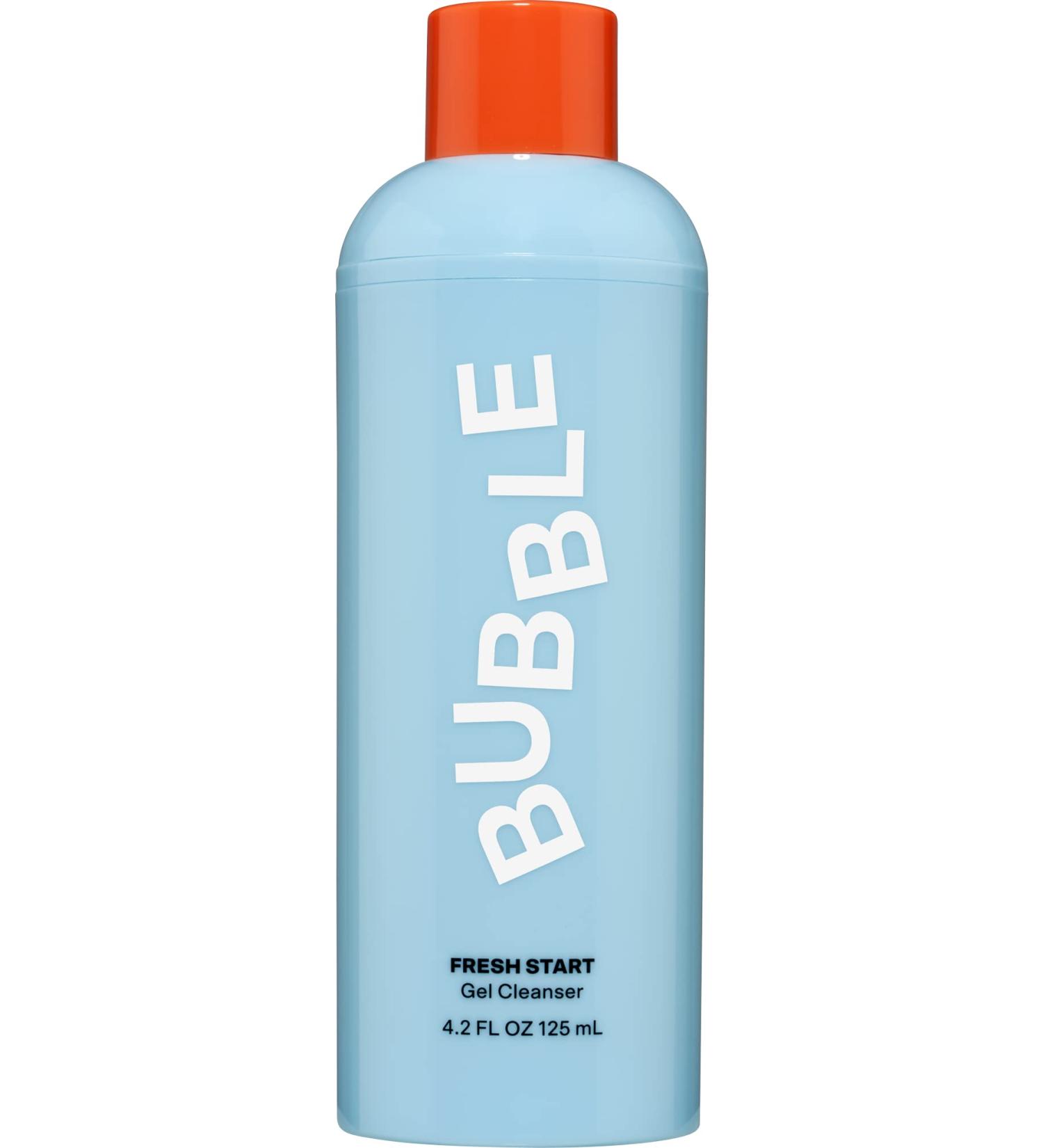 Bubble Skincare Fresh Start Gel Cleanser - PHA + Caffeine for Skin Calming & Acne Support - Sensitive Skin Friendly Deep Pore Facial Cleanser (125ml) - Buy Online on GoSupps.com