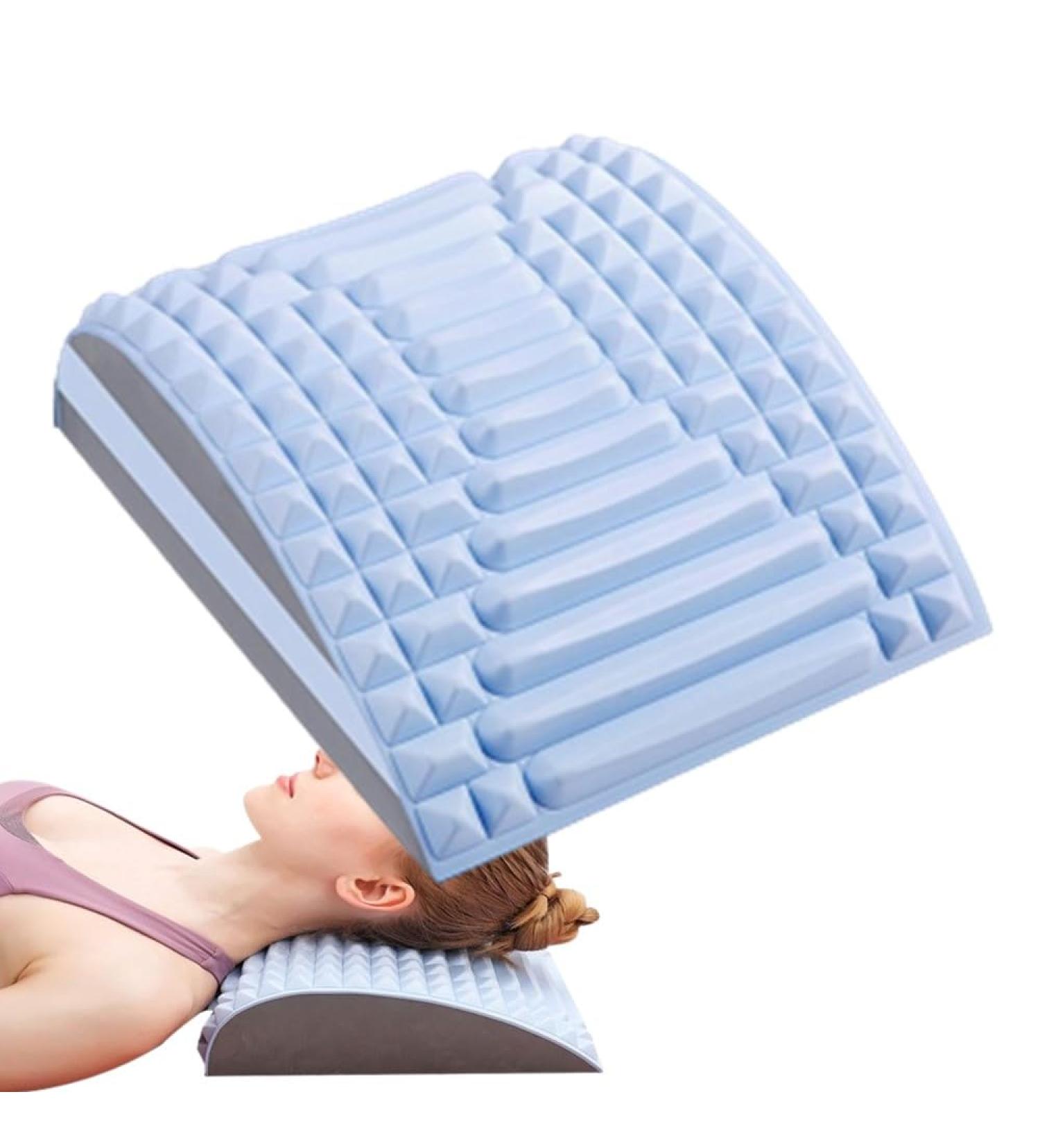 Refresh Neck and Back Support - 2023 Naked Nakery for Sciatic Pain Relief Adjustable Multi-Level Lumbar Support Blue - Buy Online on GoSupps.com