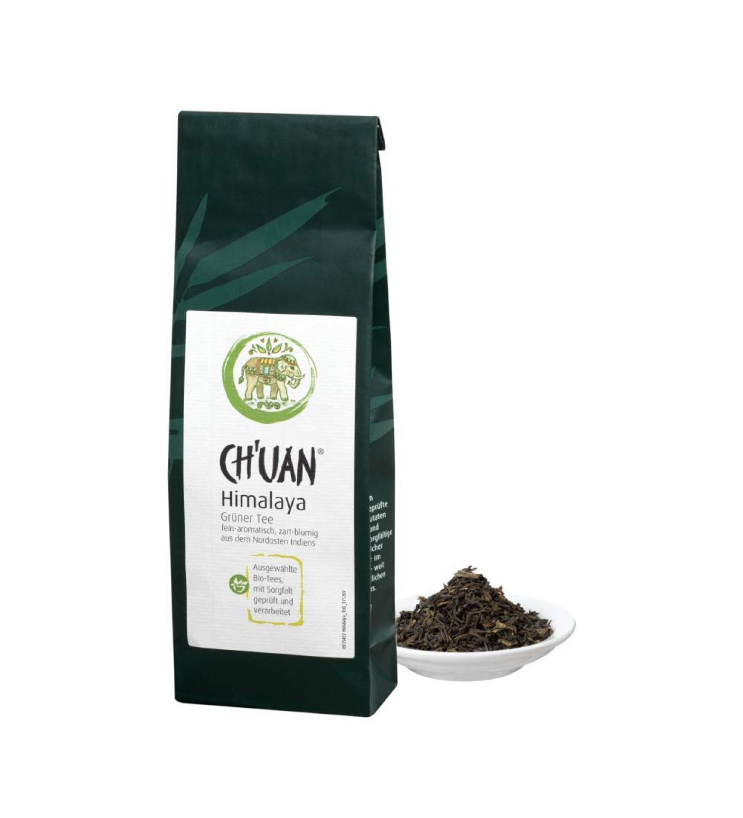 Schoenenberger Schoenenberger Ch'uan Th vert Himalaya BIO - Lot de 2 (2 x 100 g)