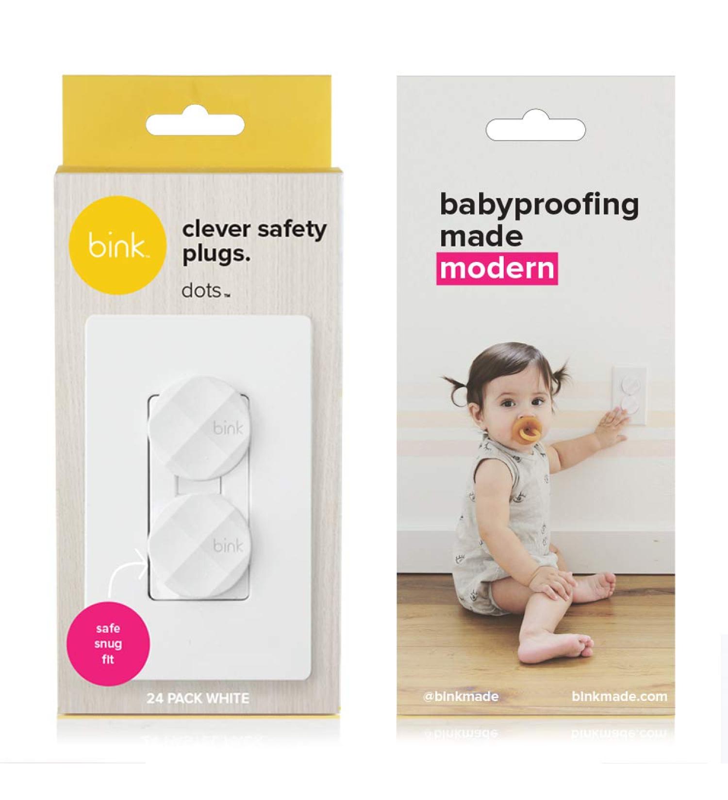 Bink Outlet Safety Plug Covers x24 Pack - Award Winning Design (White) - Buy Online on GoSupps.com