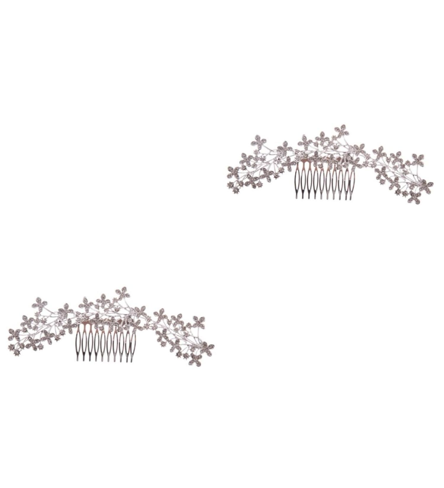 minkissy Accessories Rhinestone Alloy Hair Comb hairpin Wedding Headpiece for Bride Bridal Hair Comb Bride Hair Comb rhinestone hair accessories Bride Wedding Hair Comb flowers Flowers - Buy Online on GoSupps.com