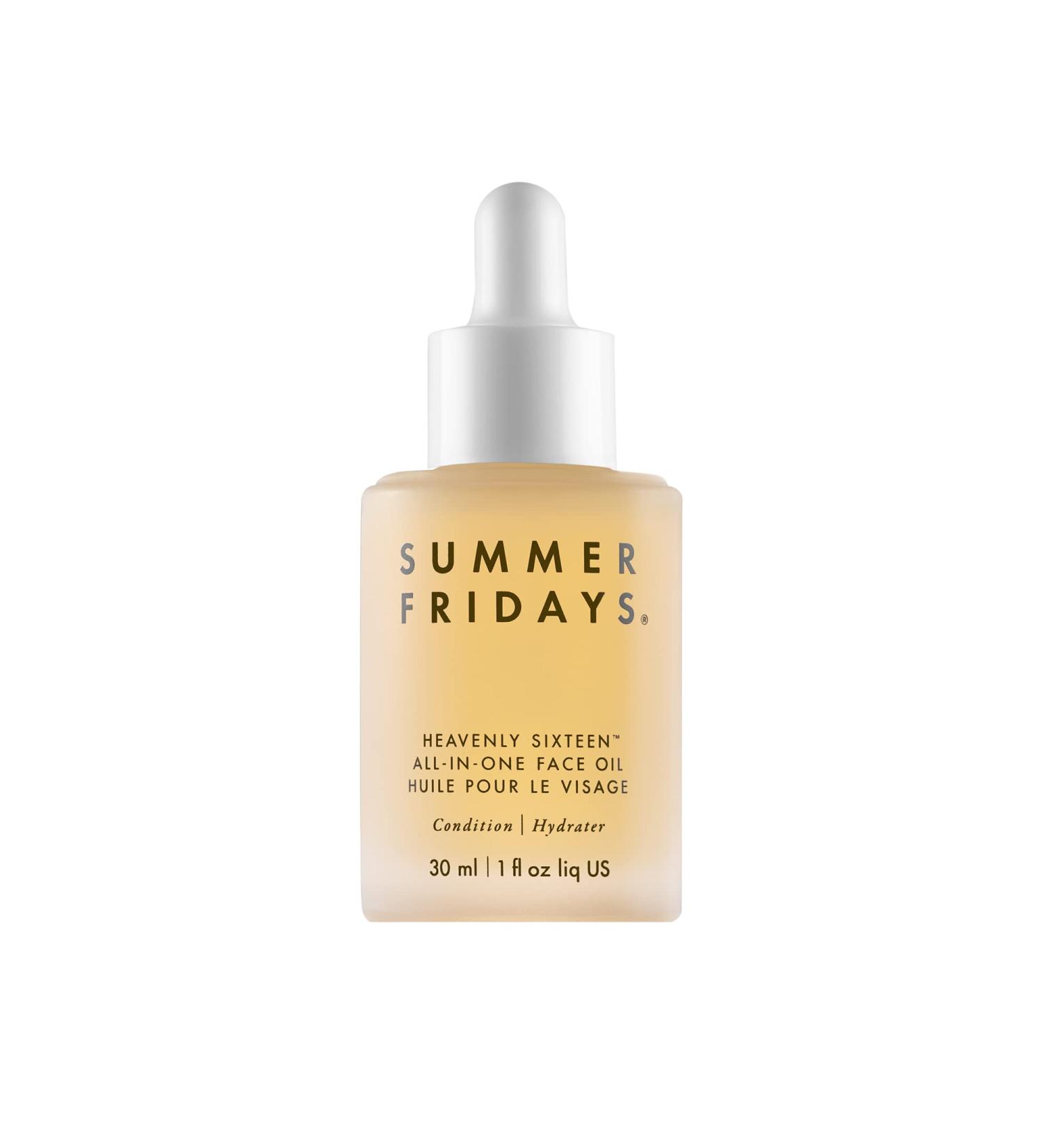 Summer Fridays Heavenly Sixteen Face Oil - Plumping & Moisturizing Vegan Blend (1 Fl Oz) - Buy Online on GoSupps.com
