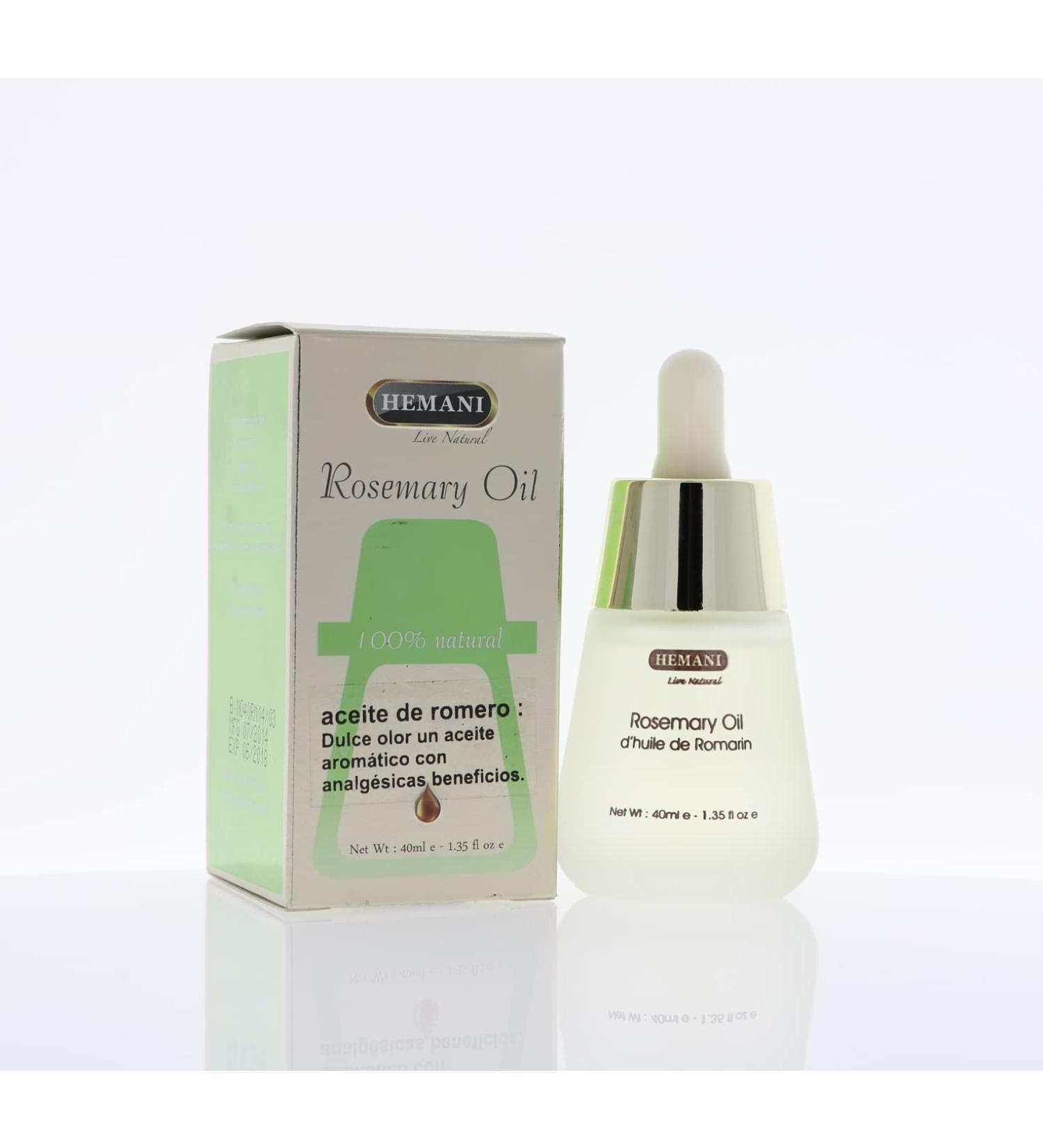 Hemani Premium Rosemary Oil 40 ML - 100% Pure Natural Essential Oil for Hair & Skin Care - Fast International Shipping - Buy Online on GoSupps.com