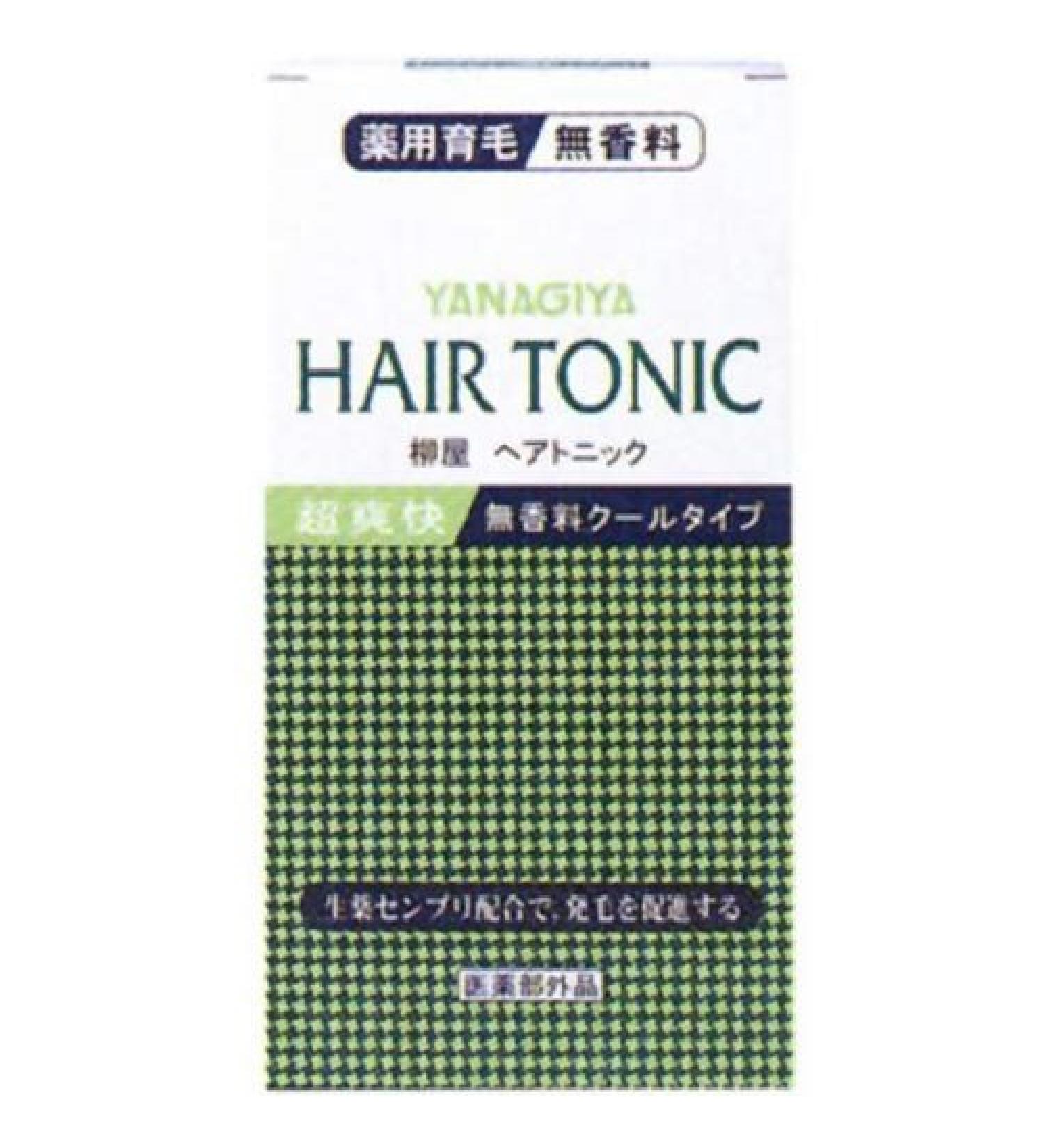 YANAGIYA Hair Tonic No Fragrance Cool 240ml (Japan Import)