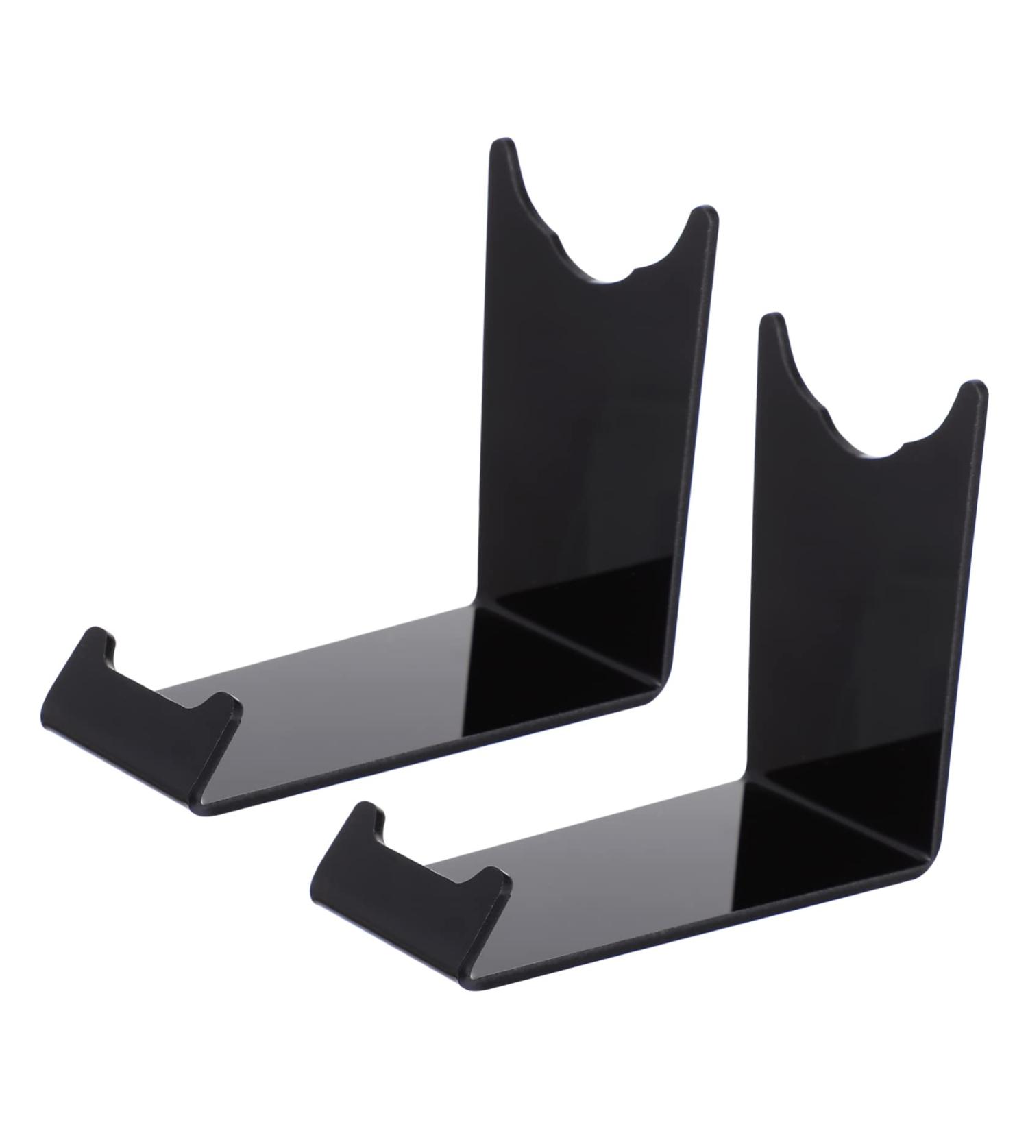 Minkissy Beard Knife Stand - Handmade Acrylic Razor Organizer for Men | Clear Shaving Stand | 11x8.5x4.5cm Black - International Shipping Available - Buy Online on GoSupps.com