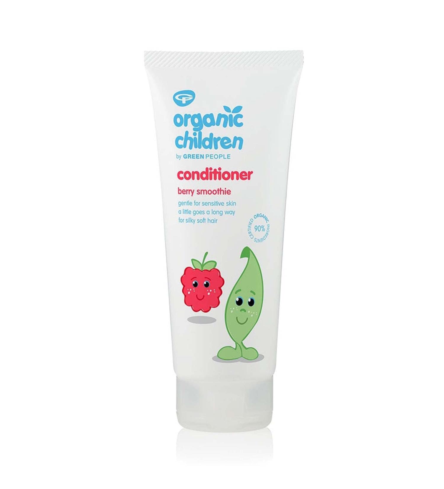 Green People Bio-Conditioner Beeren-Moothie 200ml | Natural Eczema-Friendly Conditioner for Kids | SLS & Paraben-Free | Vegan | Gentle on Sensitive Skin - Buy Online on GoSupps.com