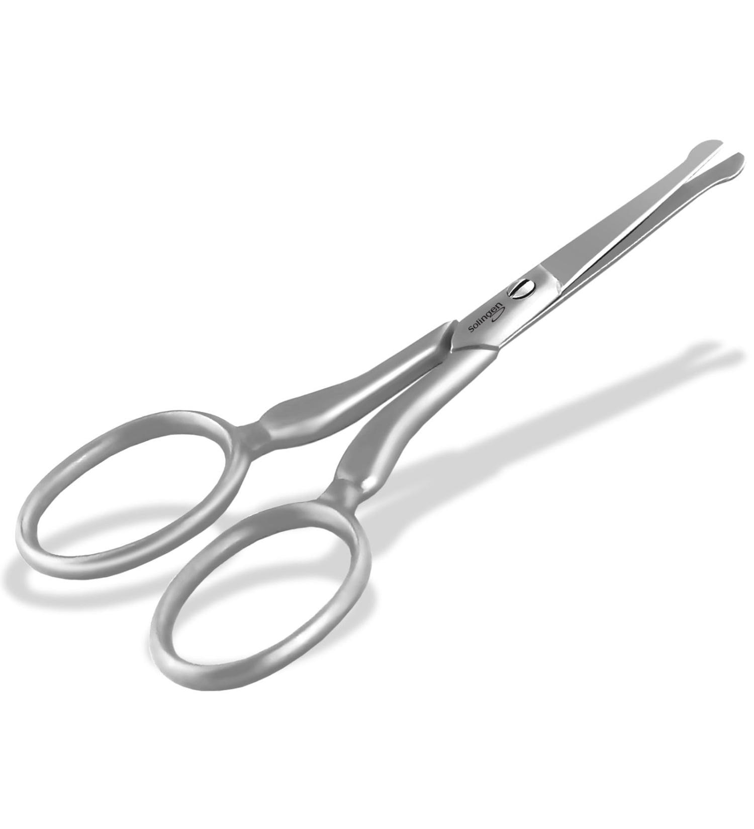 Bartscher Solingen Hair Care Scissors - Rustproof Stainless Steel Micro-Toothing 3.5 inches - Perfect for Beards Ear & Nasal Hair - Made in Germany - Buy Online on GoSupps.com