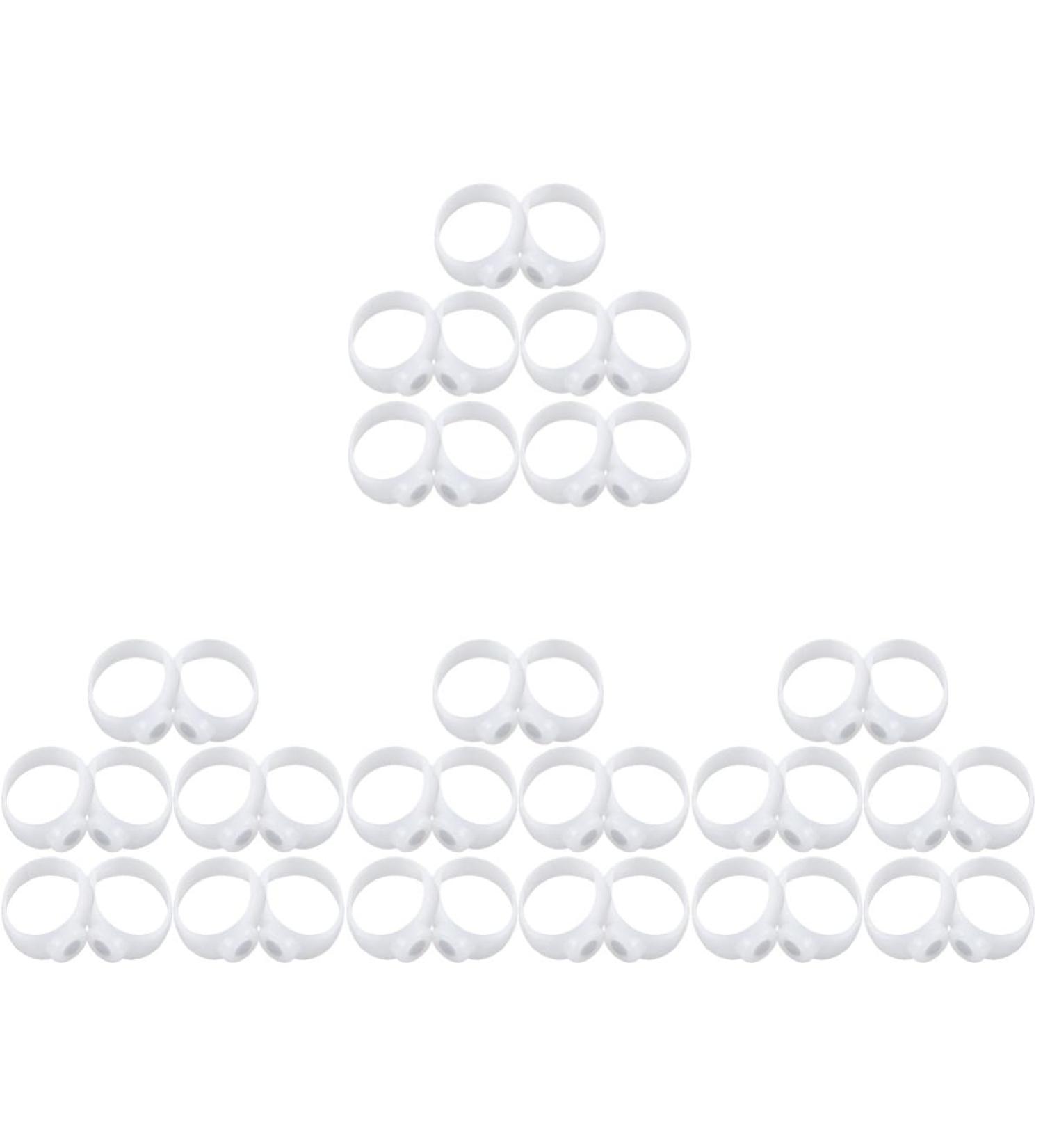 20 Pairs Toe Ring Acupoint Covers - Elastic Band Toe Stimulating Massage Rings for Enhanced Foot Therapy - Buy Online on GoSupps.com