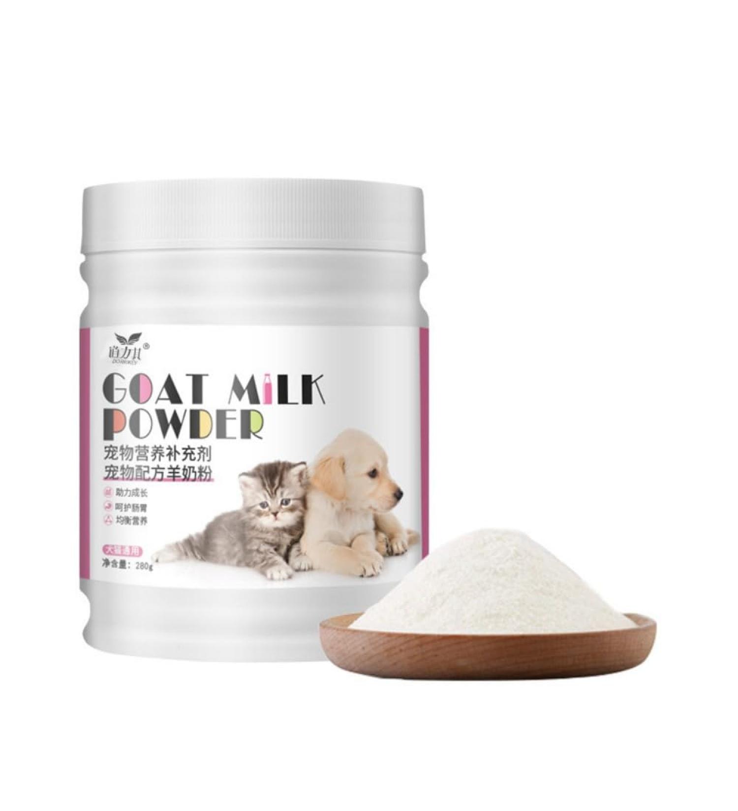Pet Health Supplement - 280g All-life Calcium Enriched Goat Milk Powder for Dogs and Cats - Buy Online on GoSupps.com