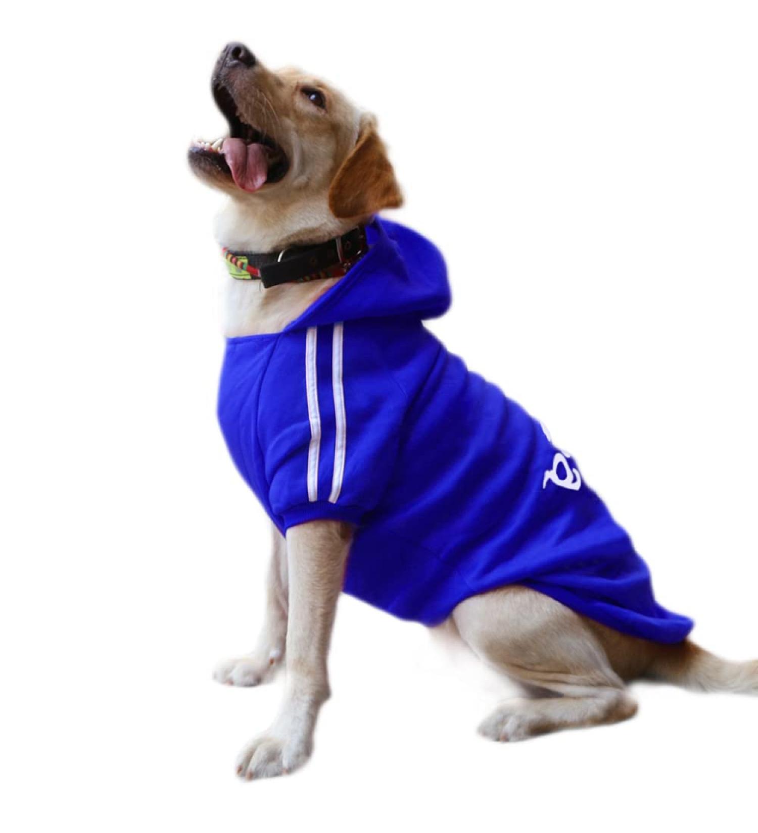 Eastlion Dog Warm Hoodies - 6XL Dark Blue Pet Sweatshirt | Cozy Clothes for Puppies - Buy Online on GoSupps.com