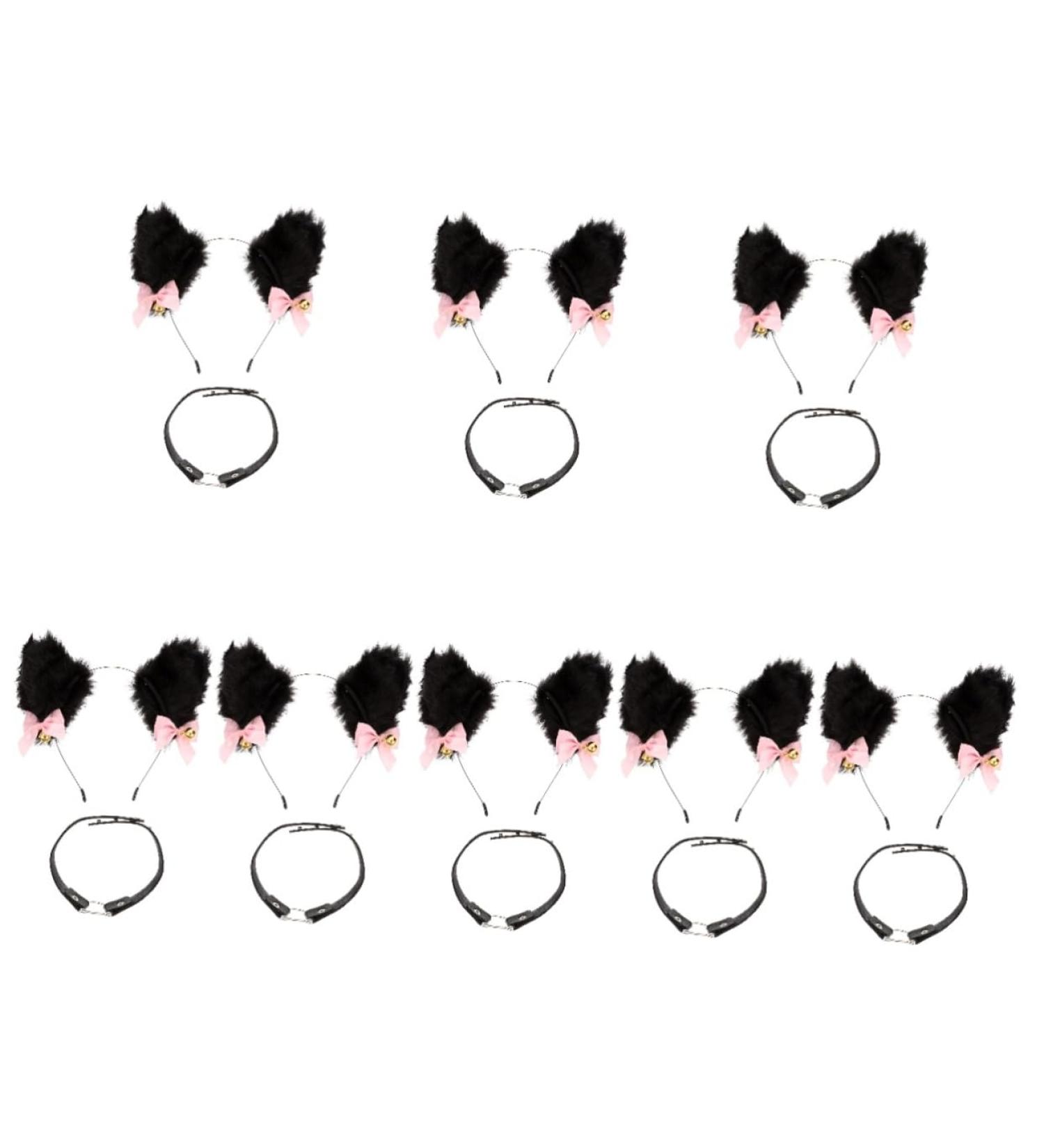 FRCOLOR 8 Sets Cat Ears Headband Prom Headpiece Decor Lace Headbands Bandana Headband Plush Headband Cosplay Props Festival Collar Prop Cat Cosplay Costume Cosplay Collar Prom Props Fabric - Buy Online on GoSupps.com