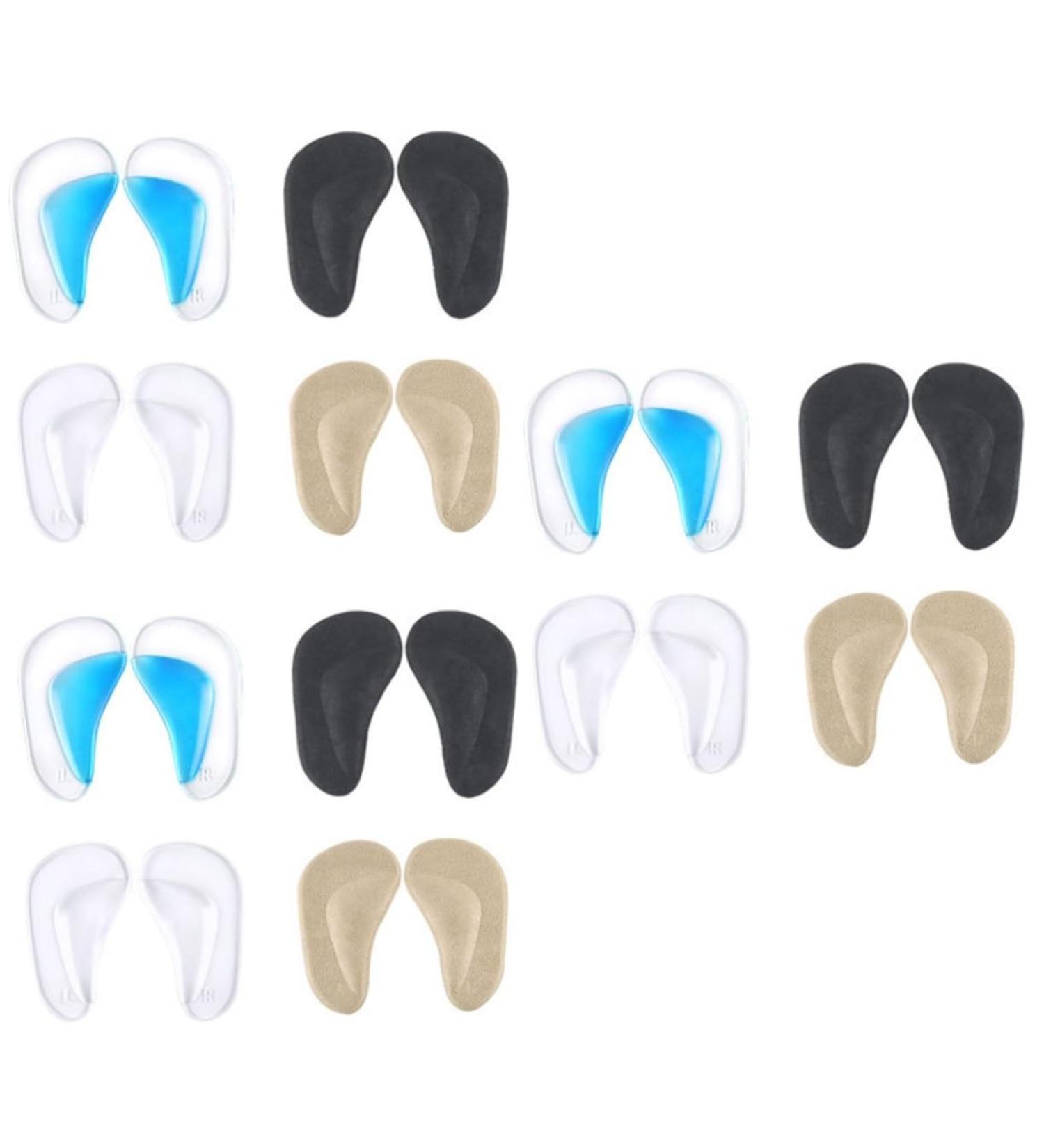 FRCOLOR 12 Pairs Arch Pads for Children - Reusable Insoles & Arch Support Cushions for Kids - High Heel Gel Inserts for Comfort - Buy Online on GoSupps.com