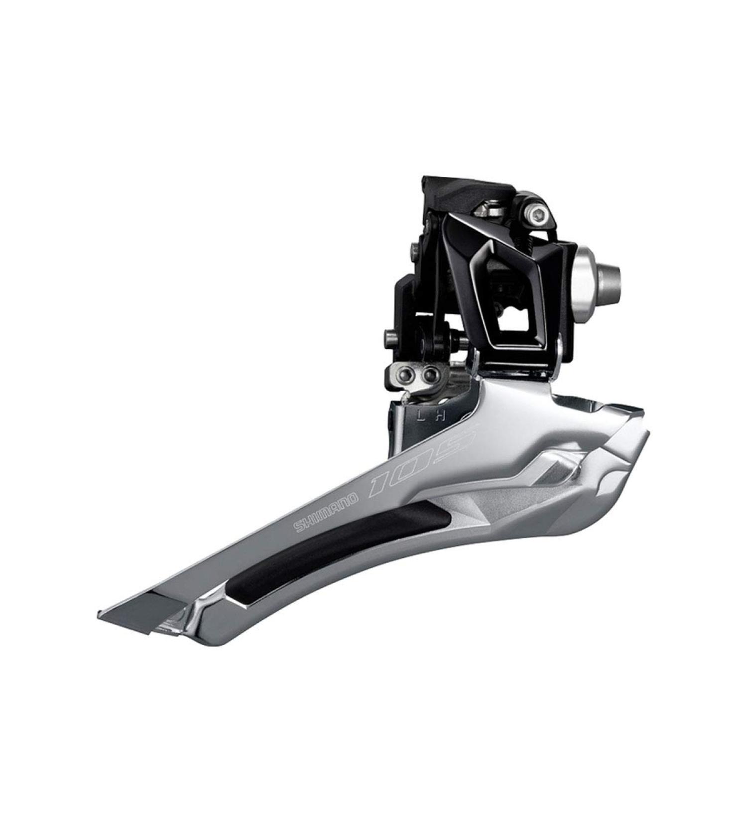 Shimano 105 FD-R7000-L 11-Speed 31.8mm Clamp Band Down-Swing Front Derailleur, Black