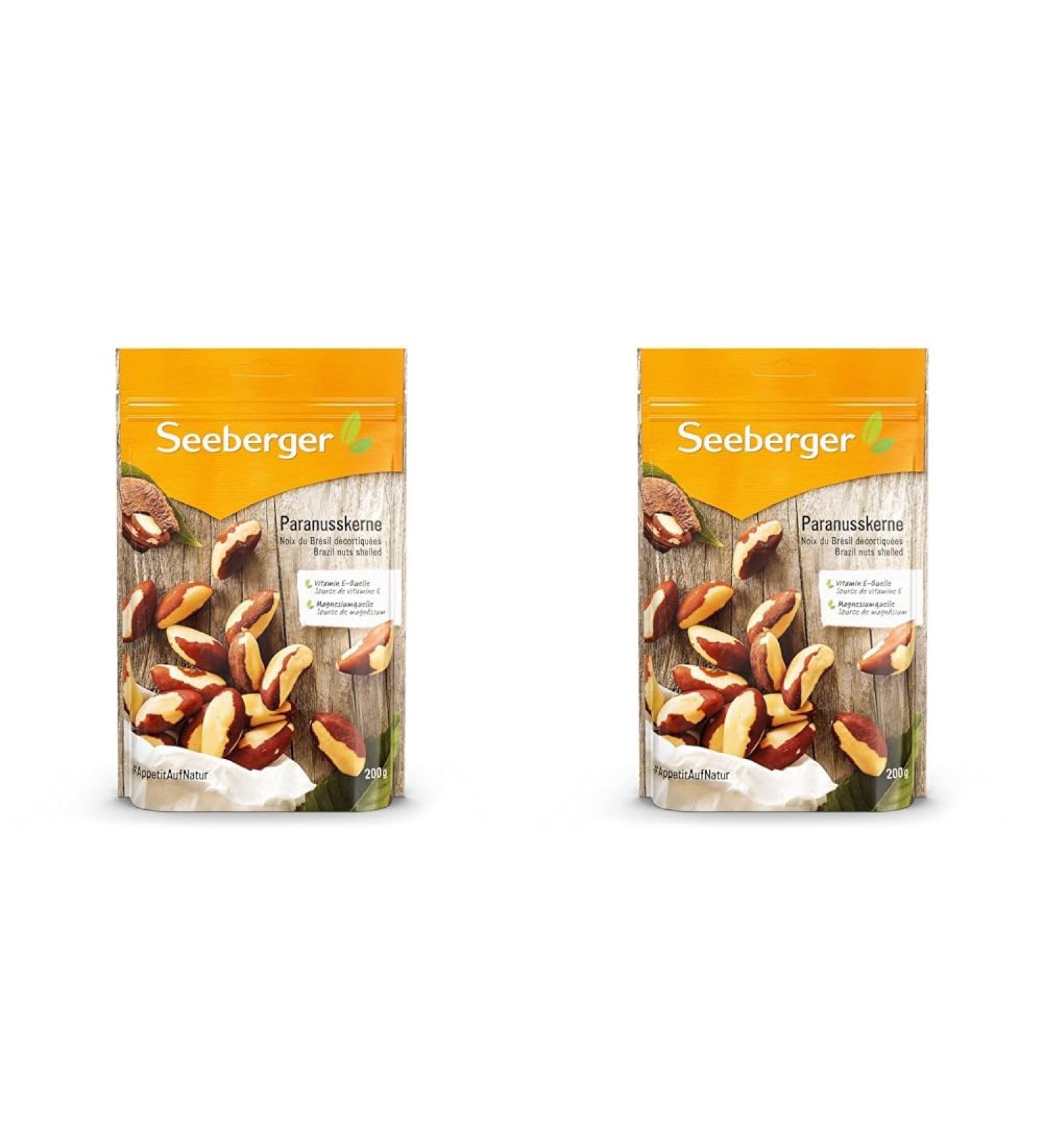 Buy Seeberger Brazil Nuts 200g - Pack of 2 | Premium Quality Snack | International Shipping Available - Buy Online on GoSupps.com