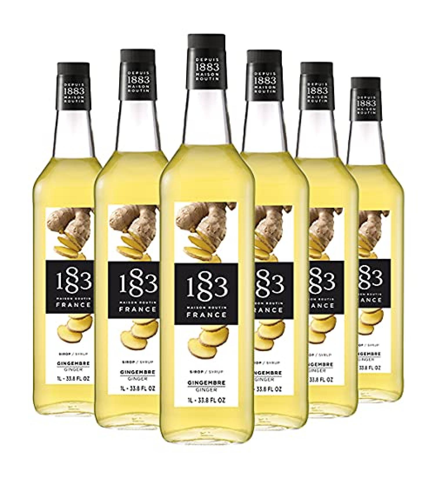 1883 MAISON ROUTIN Maison Routin 1883 Ginger Syrup 1.0 L Pack of 6