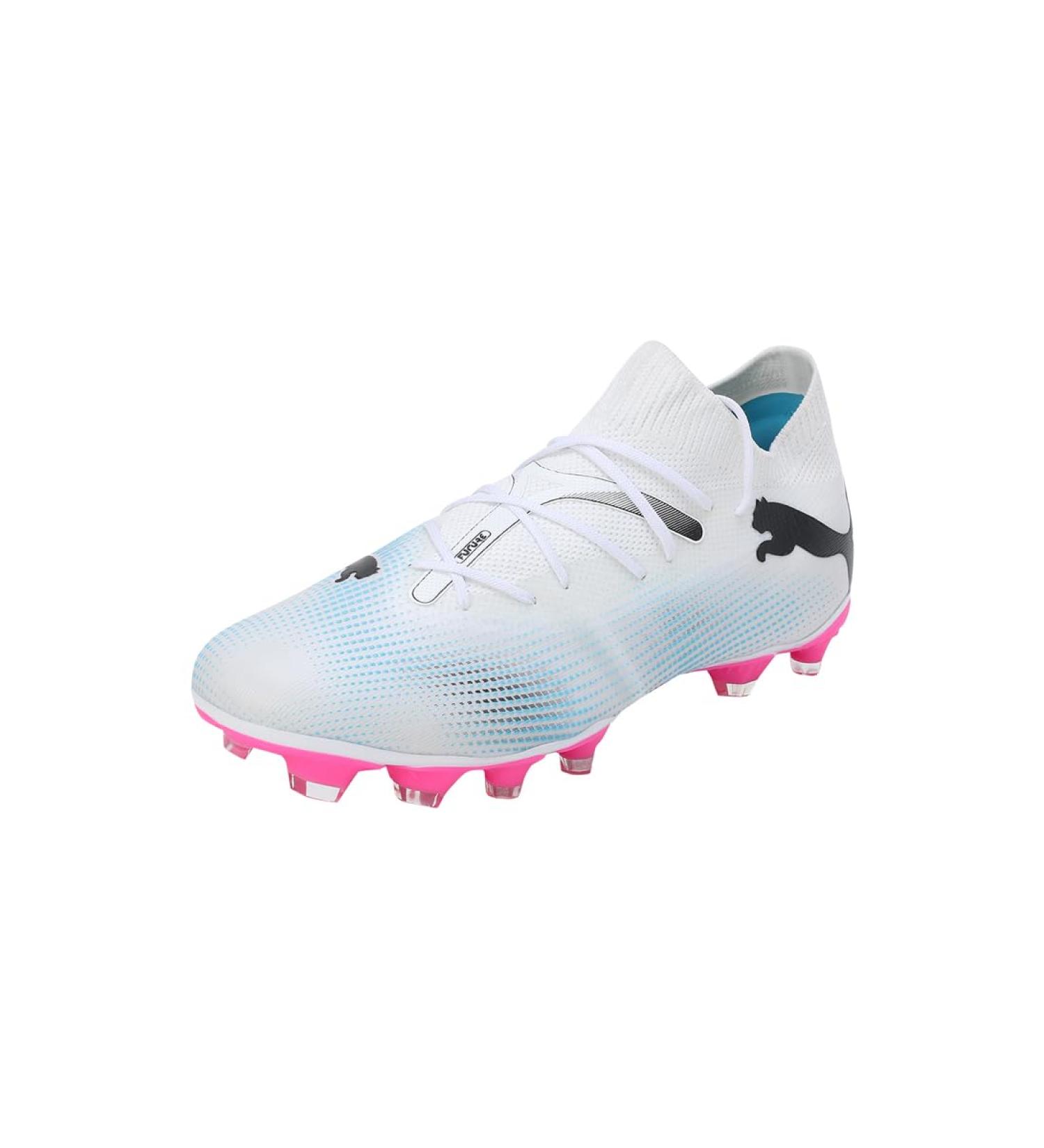 PUMA Women's Future 7 Match FG/AG Soccer Shoes - 40 EU - White/Black/Pink - International Shipping Available - Buy Online on GoSupps.com