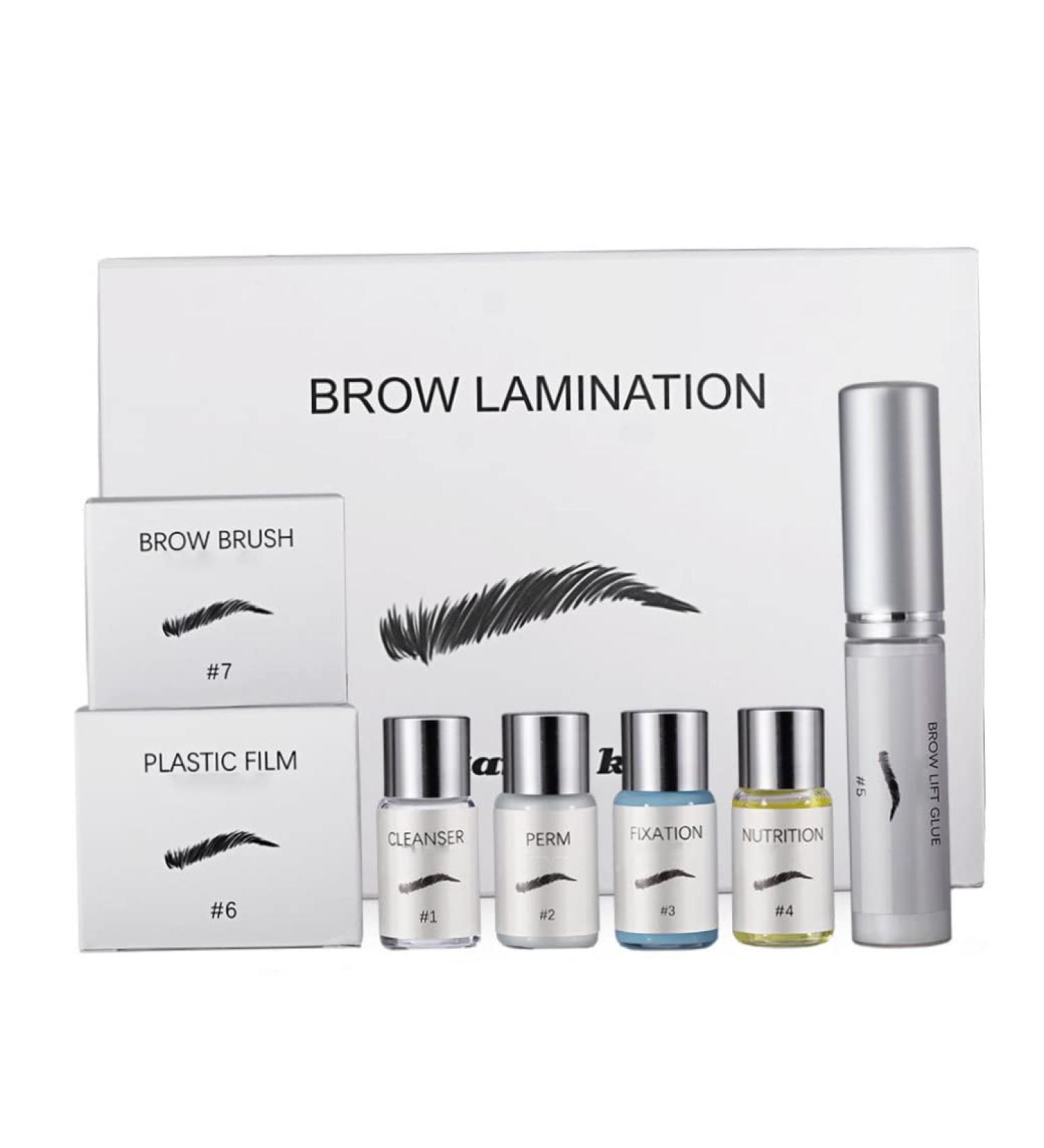 Beauty Brows Kit for 45-60 Days 3D Eyebrow Lamination Kit Professional Natural Trendy Long Lasting Perming Eyebrow Kit for Home Use Beauty tools - Buy Online on GoSupps.com
