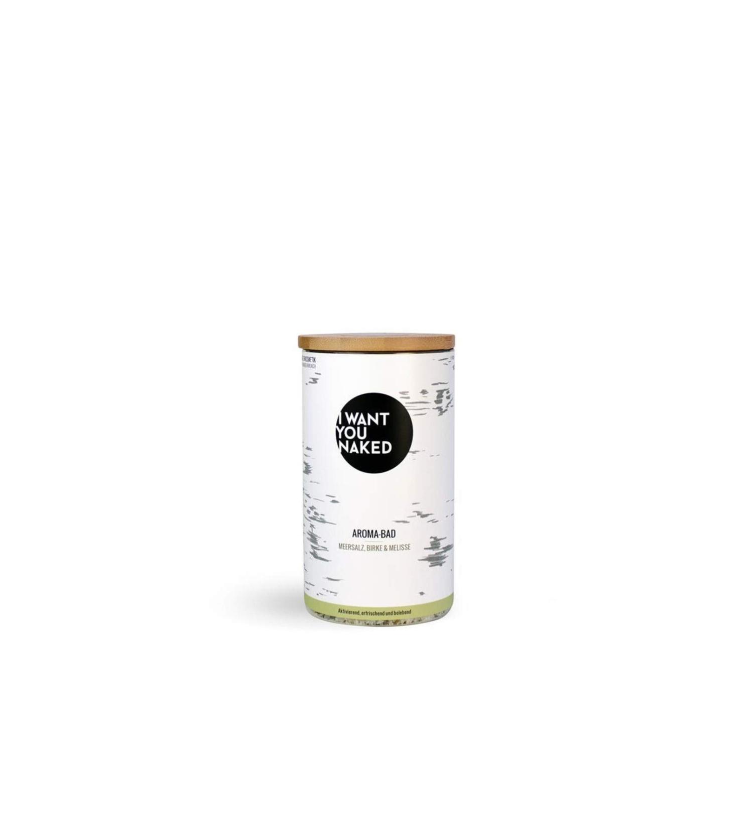 I want you naked - Energetic aroma bath with sea salt birch and lemon balm 620 g