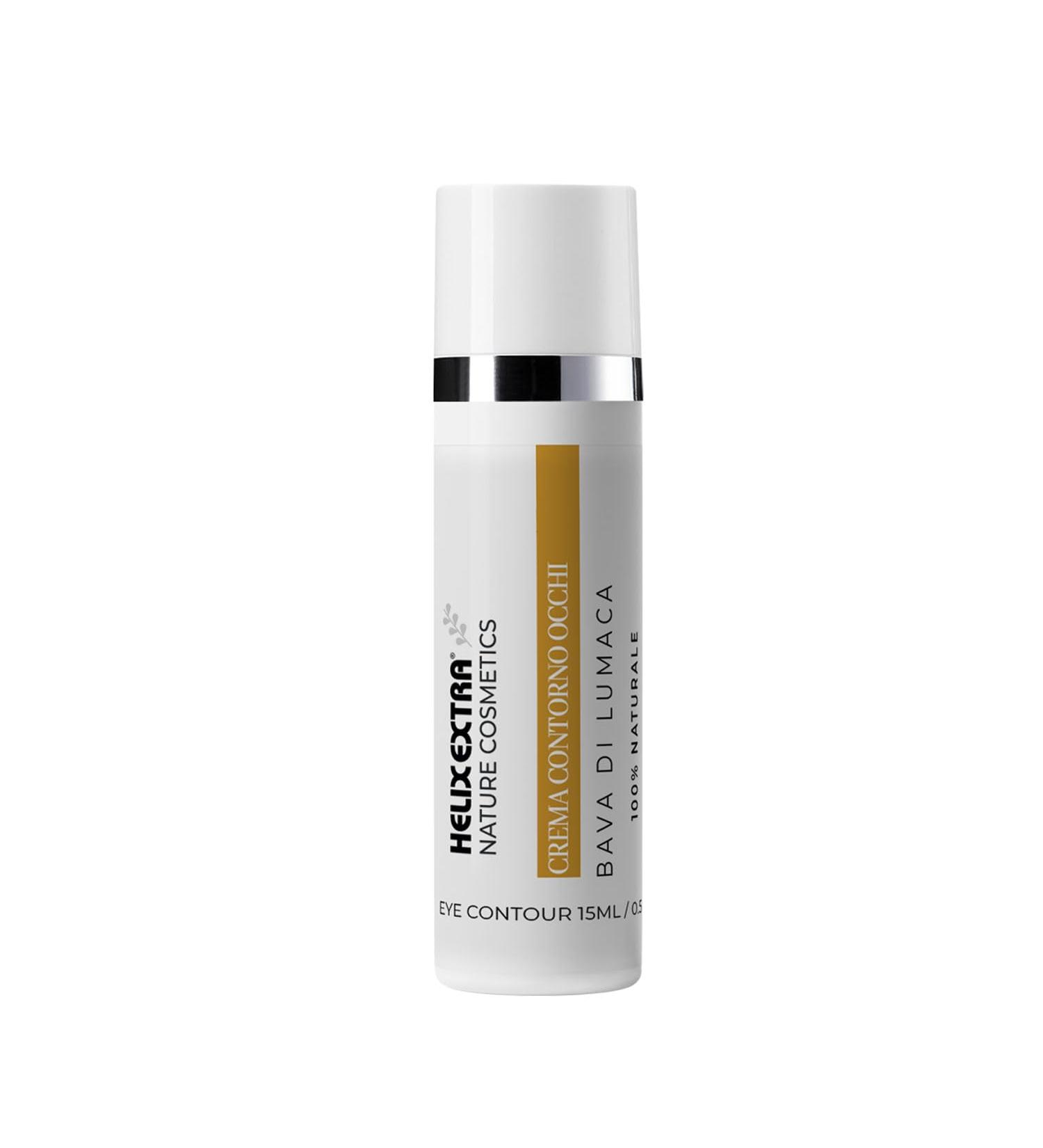  helixextra Eye contour cream with snail mucin and hyaluronic acid visibly reduces puffiness and dark circles Anti-wrinkle and anti-aging for men and women. Made in Italy. 15 ml - Buy Online on GoSupps.com