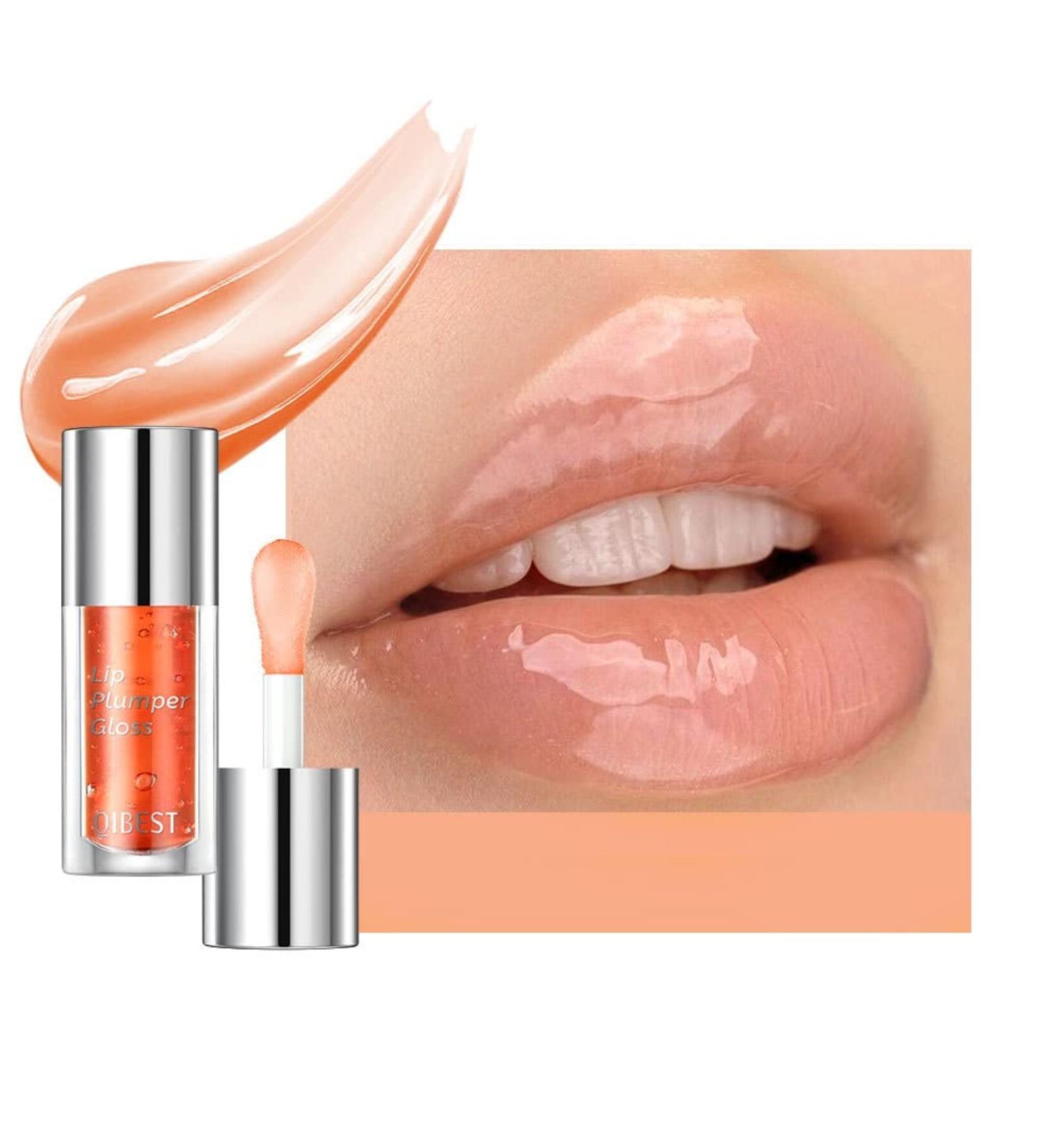 Beliky Girl Crystal Jelly Moisturizing Lip Oil Plumping Lip Gloss Makeup Sexy Mollige Lip Glow Oil Getinte Lip Voller Lip Care Lippen Makeup Rood Persimmon - Buy Online on GoSupps.com