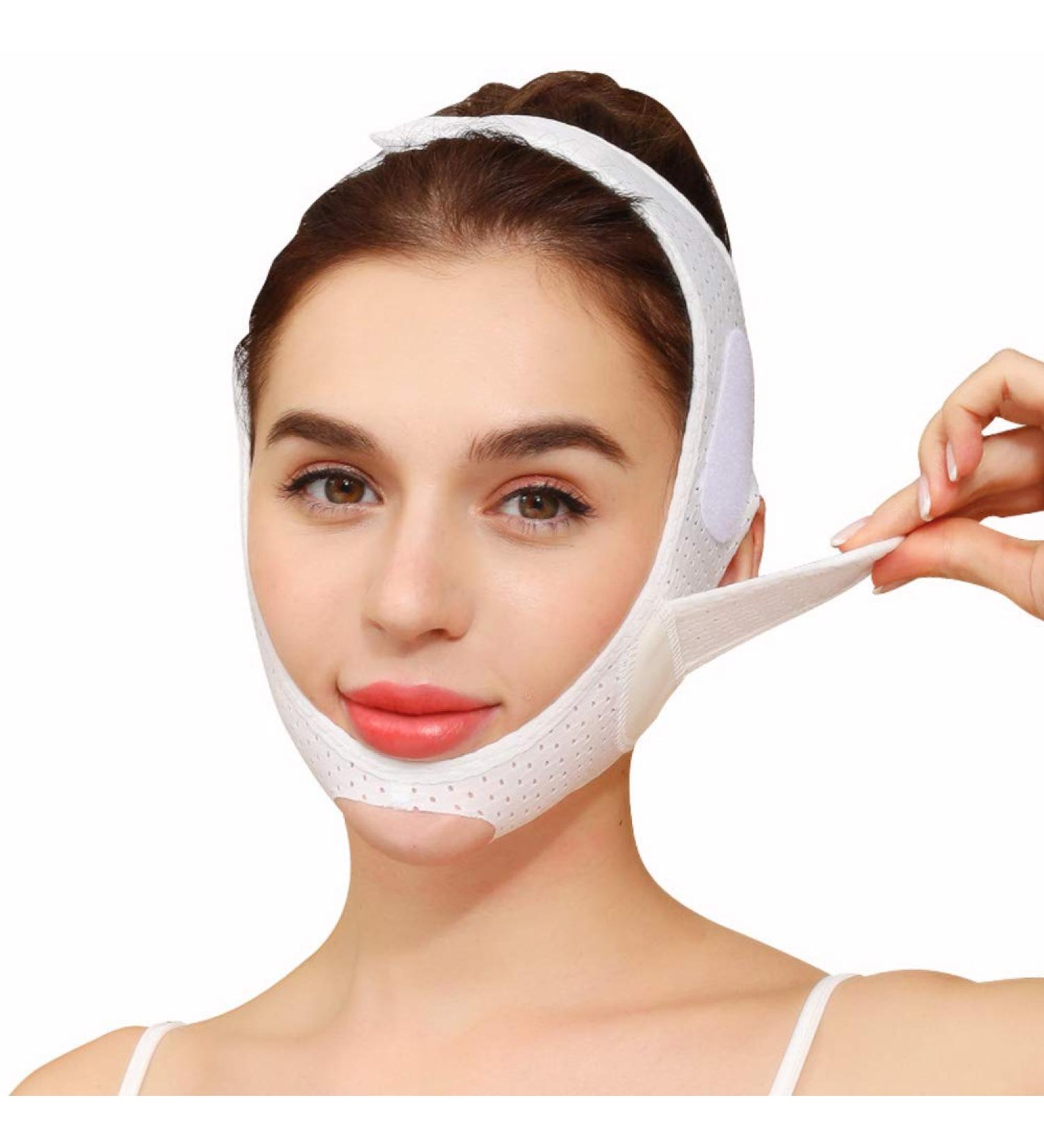 V Face Slimming Bandage - Double Chin Reducer & V Line Lifting Mask - Buy Online on GoSupps.com