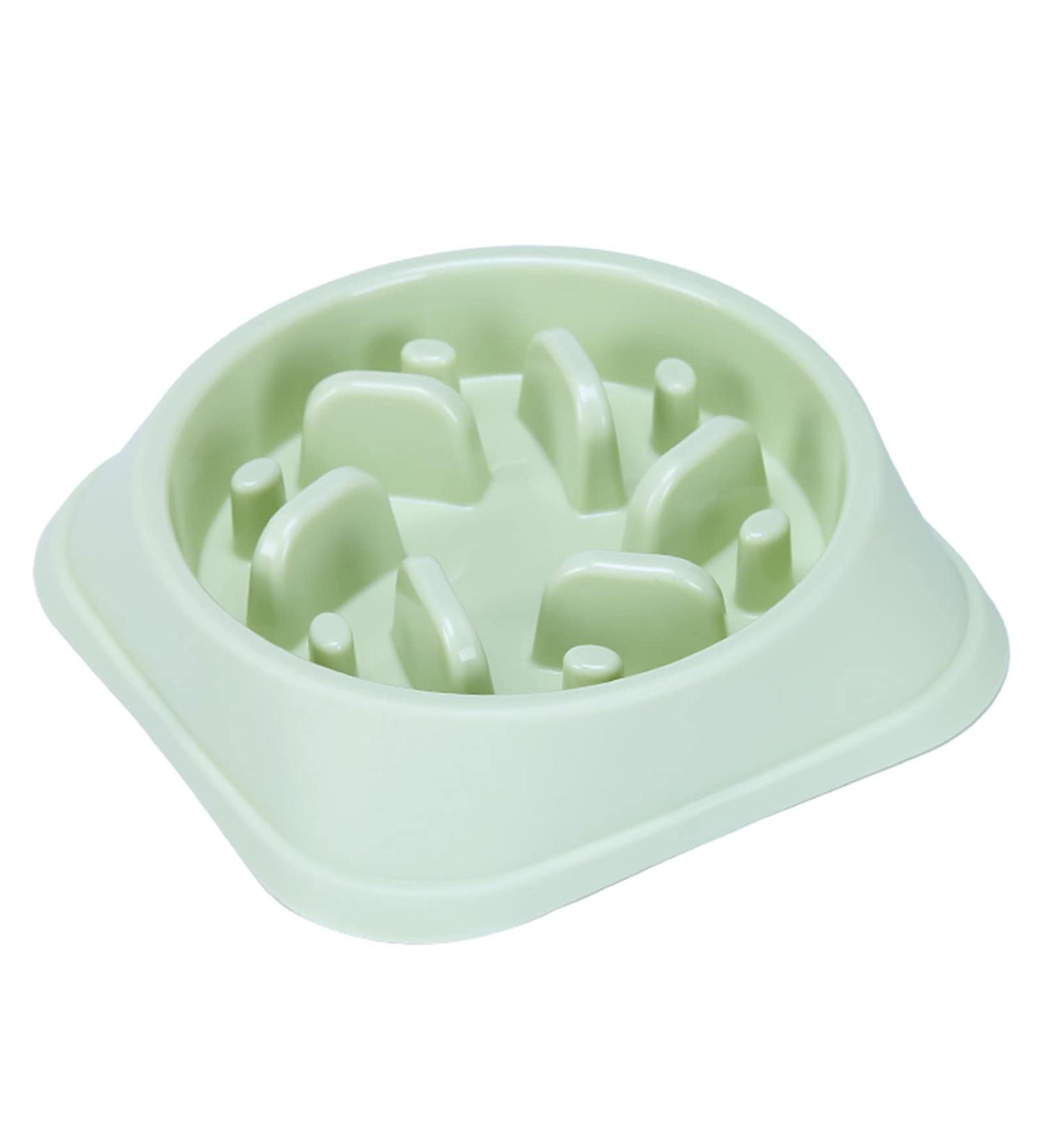 LOS ANDES Slow Feeder Dog Bowl Anti Gulp Dog Food Bowl Healthy Slow Eating Dog Bowl to Reduce Choking and Overeating Stop Feeding Bowl for Small Medium Size Dogs D-Green - Buy Online on GoSupps.com