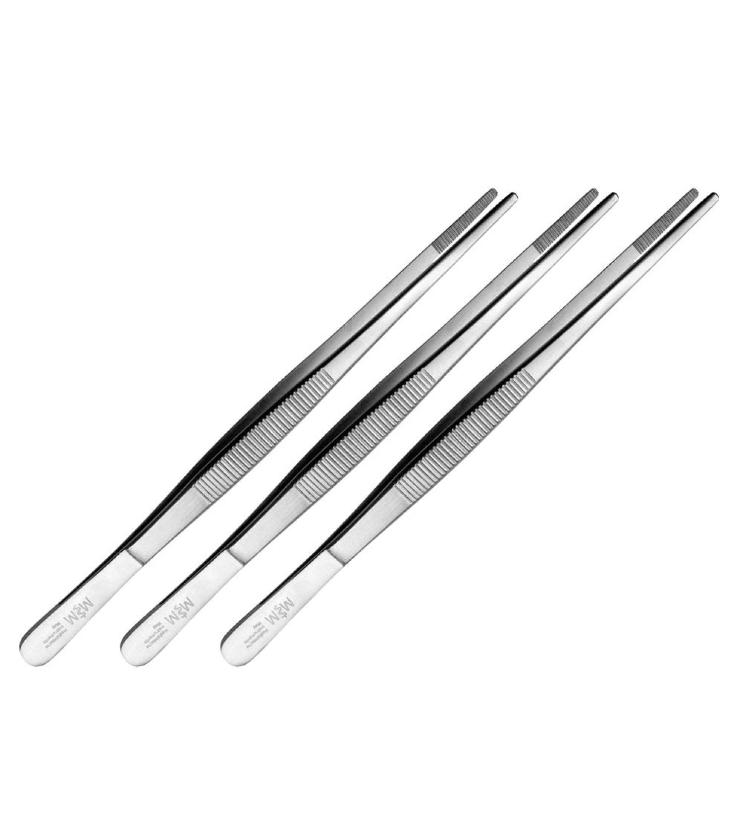 Buy May Set: 3X Stainless Steel Terrarium Tweezers - 20 cm Feeding Tongs - Straight Design for Easy Handling - Buy Online on GoSupps.com